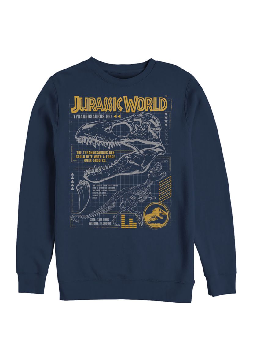 Rex Breakdown Graphic Crew Fleece Sweatshirt