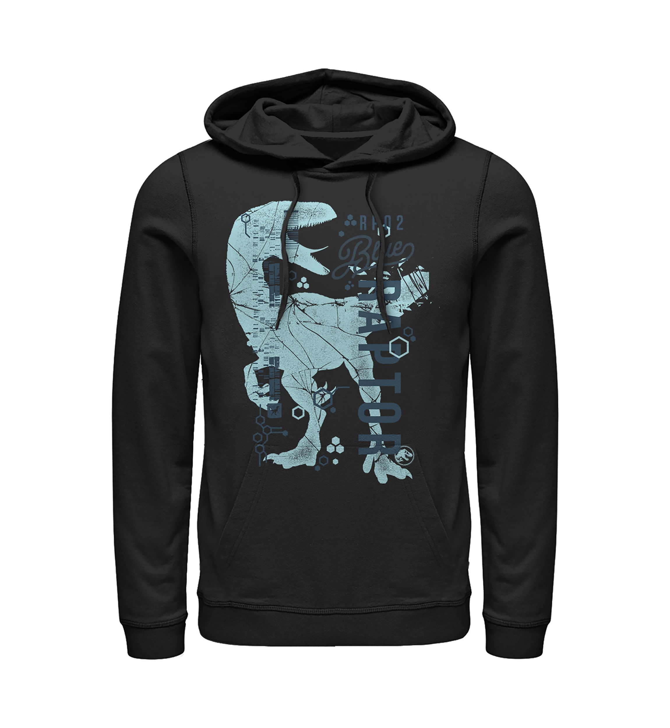 Blue Aero DNA Graphic Fleece Hoodie