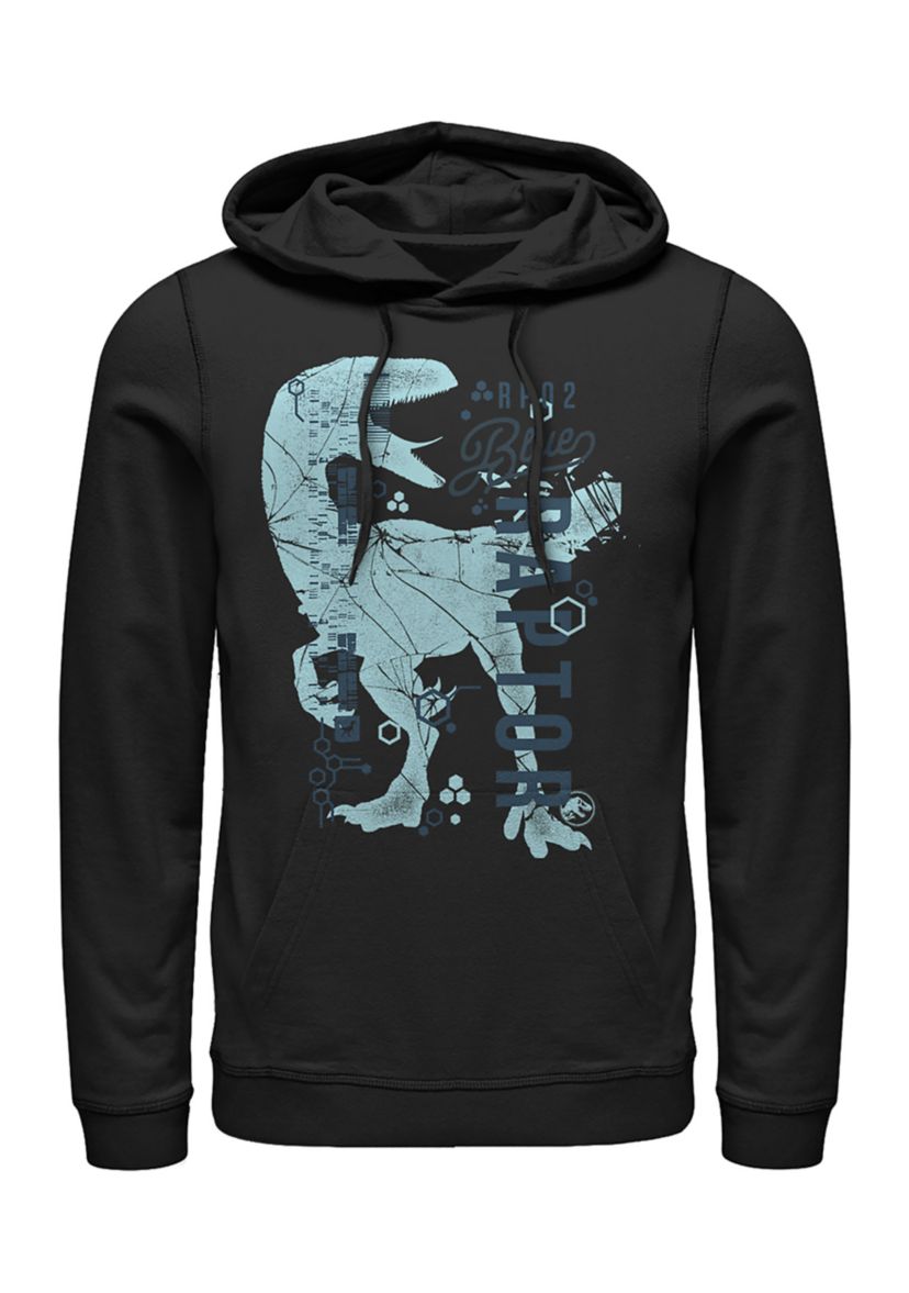 Blue Aero DNA Graphic Fleece Hoodie