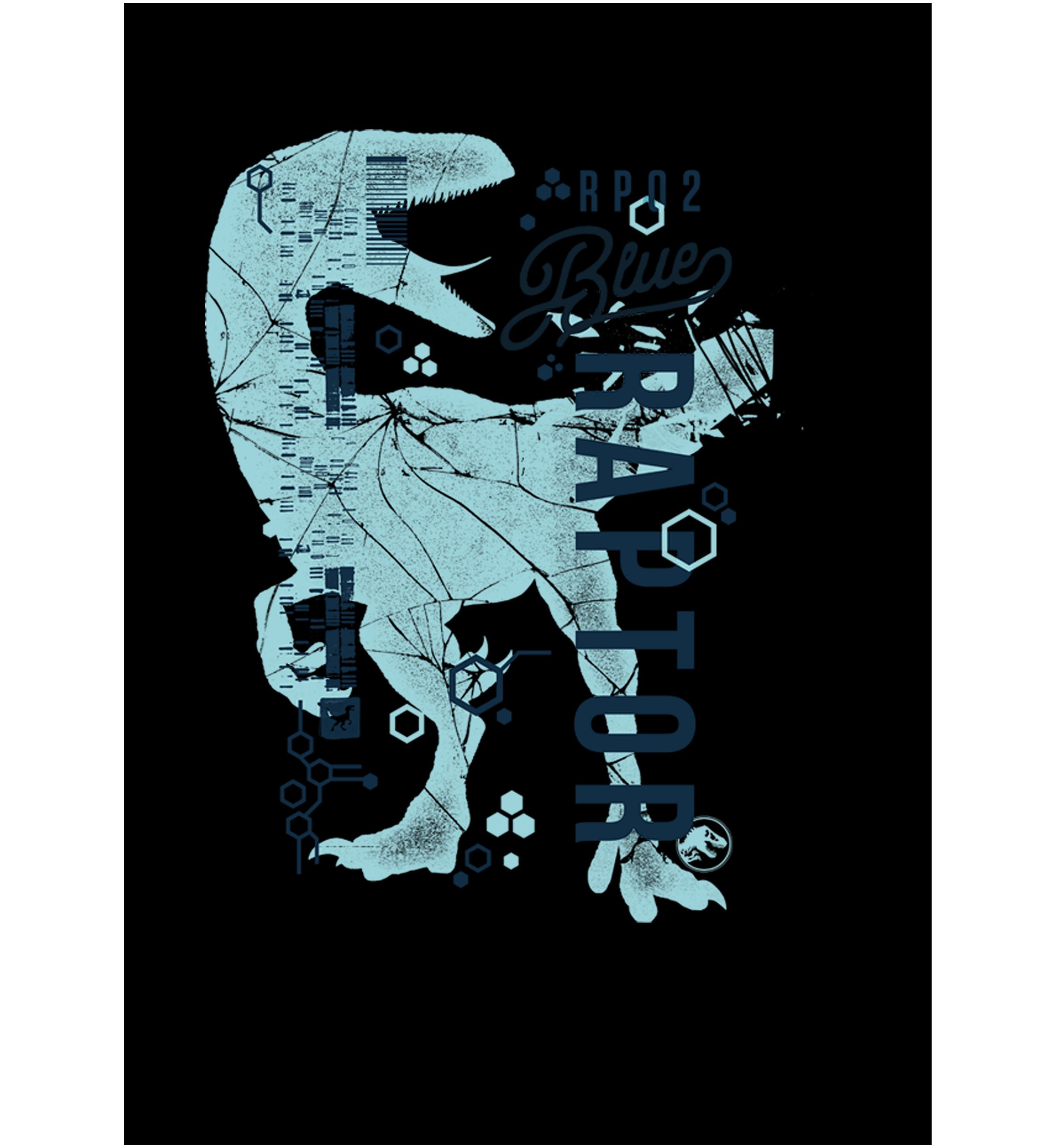 Blue Aero DNA Graphic Fleece Hoodie
