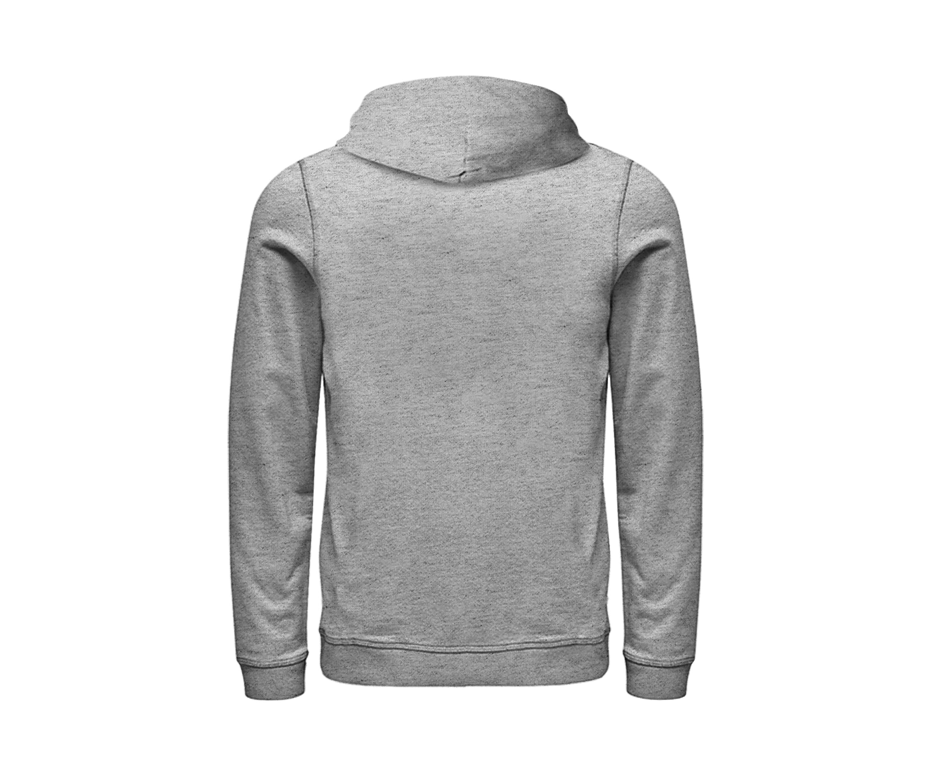 Raptor Blue Print Graphic Fleece Hoodie