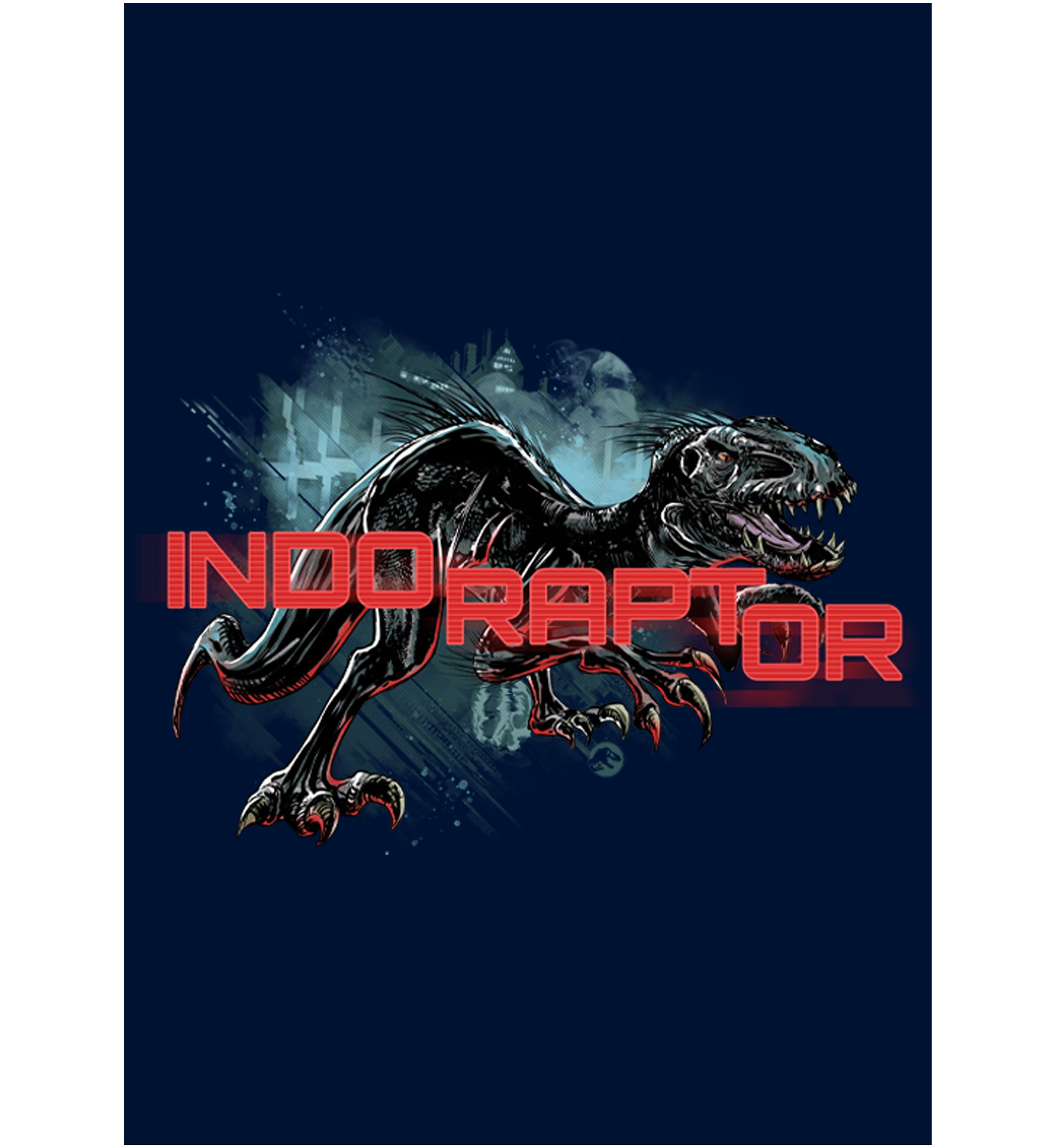 Indo Raptor Graphic Crew Fleece Sweatshirt