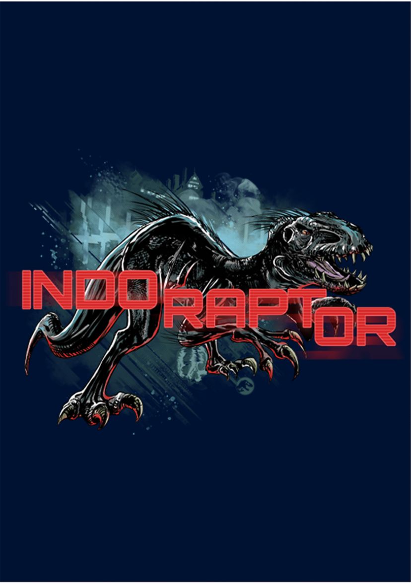 Indo Raptor Graphic Crew Fleece Sweatshirt