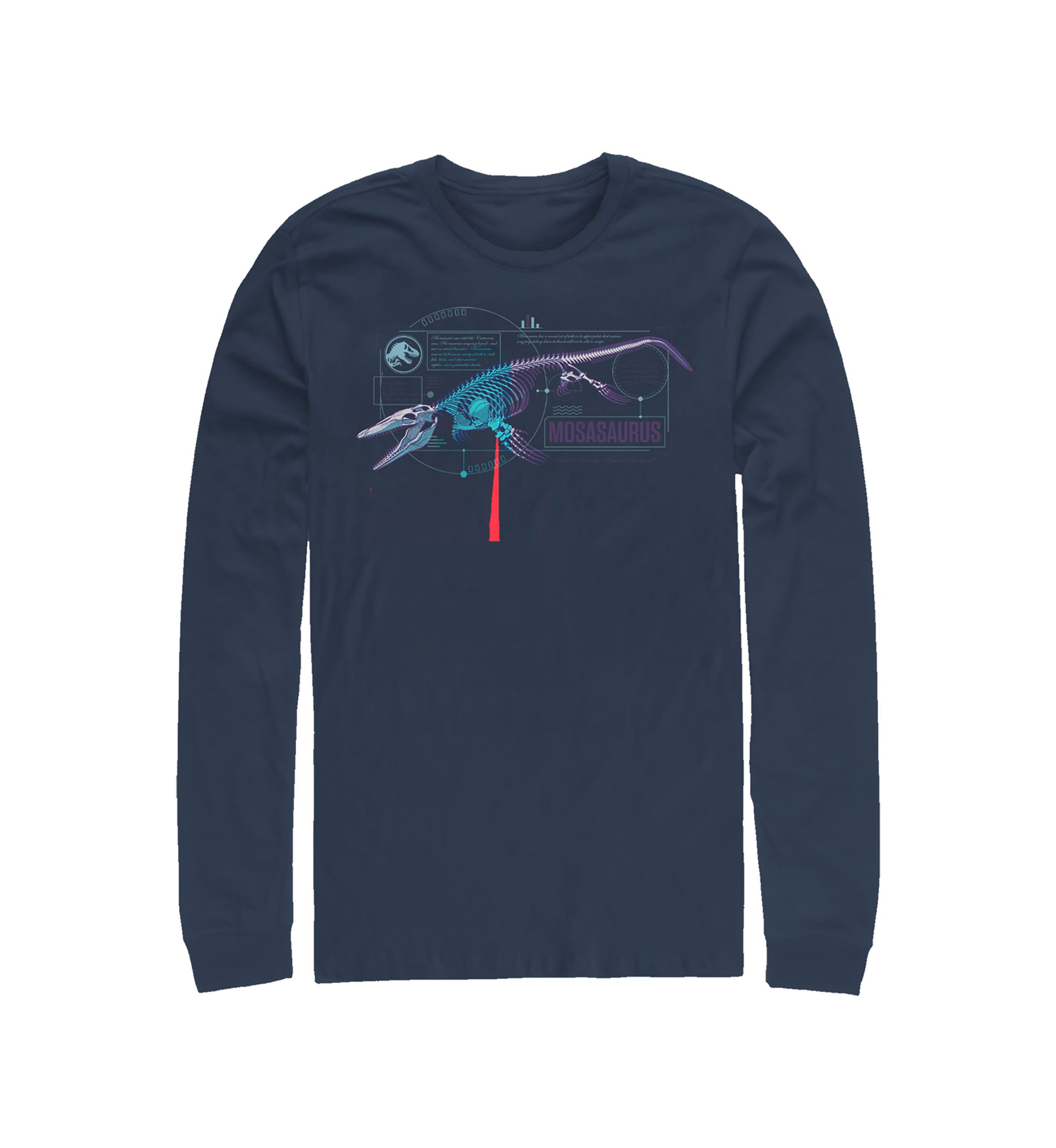 Mosasaurus Graphic Long Sleeve T-Shirt