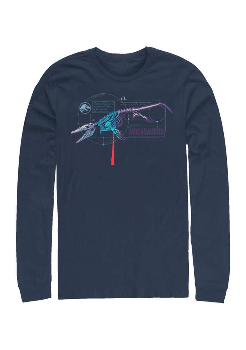 Mosasaurus Graphic Long Sleeve T-Shirt
