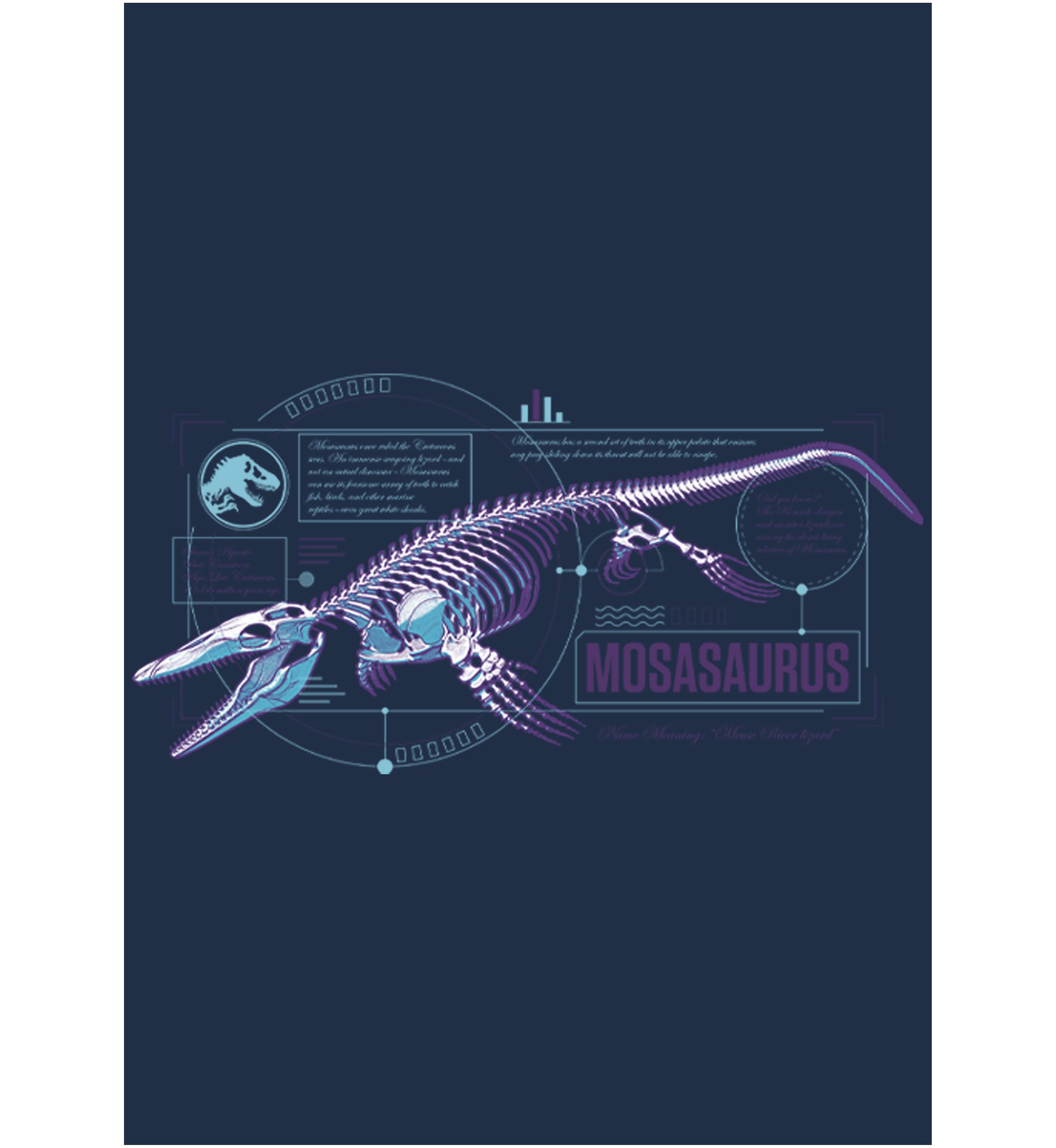 Mosasaurus Graphic Long Sleeve T-Shirt