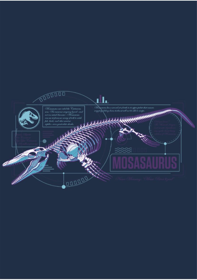 Mosasaurus Graphic Long Sleeve T-Shirt