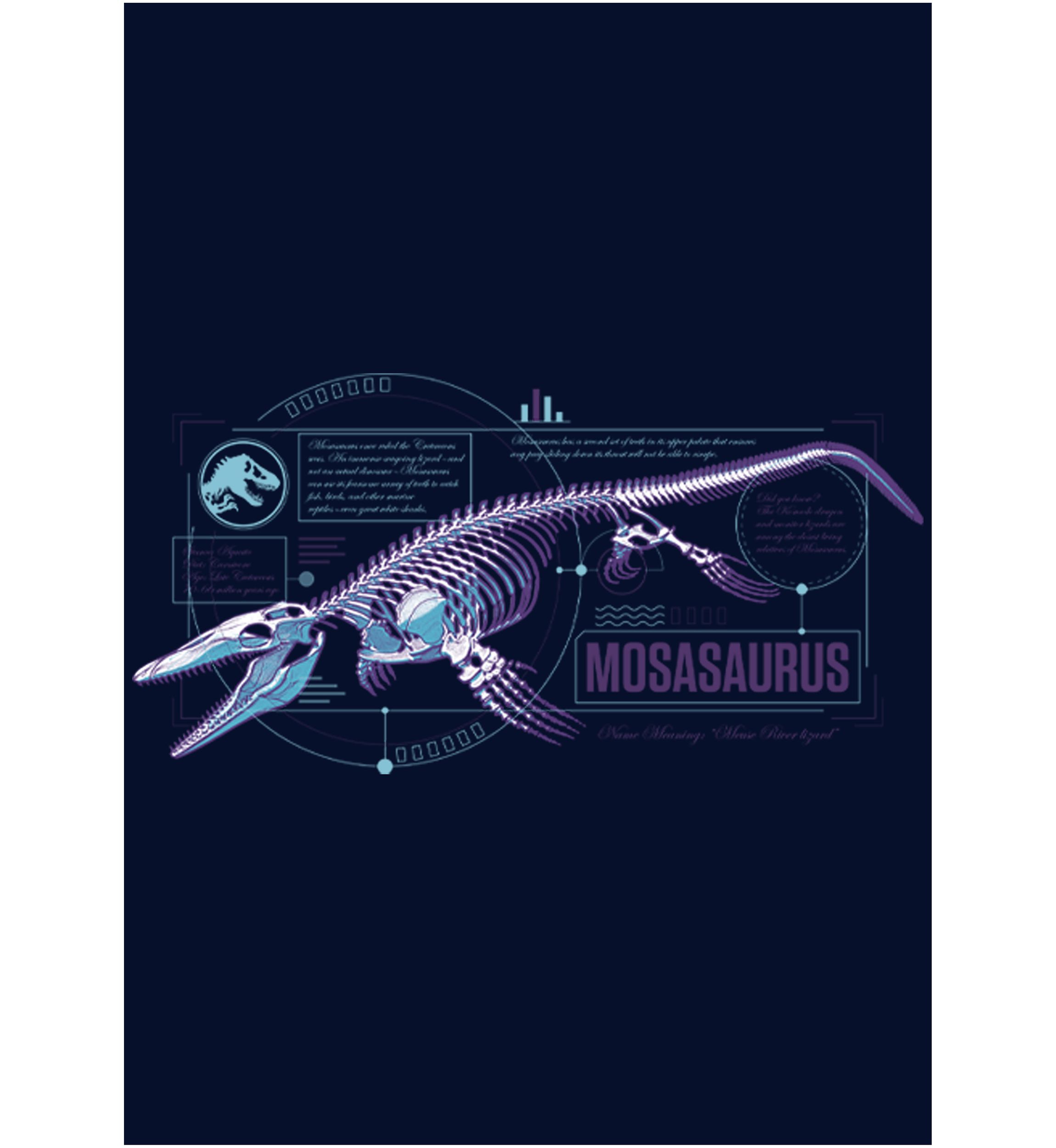 Mosasaurus Graphic Fleece Hoodie