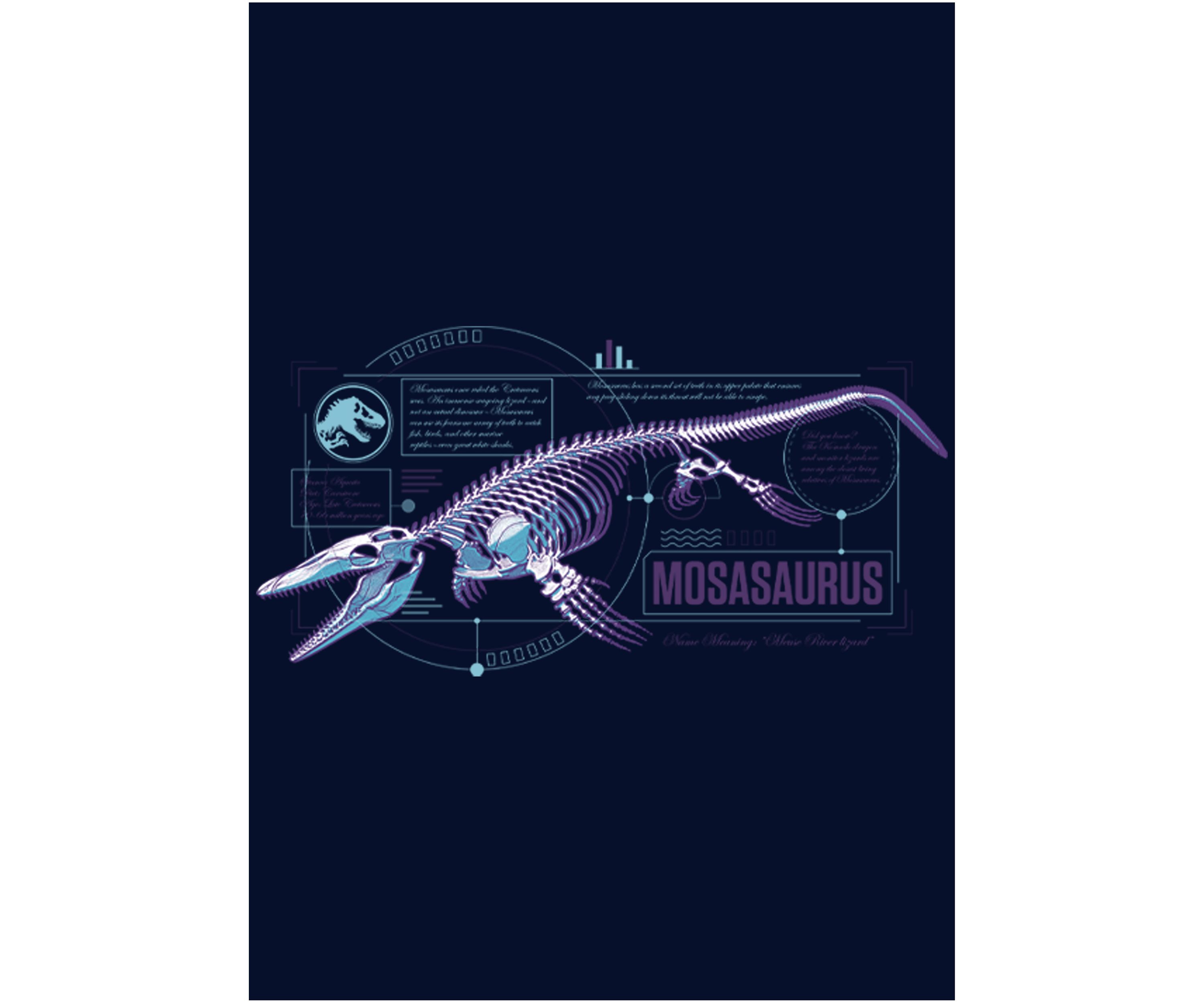 Mosasaurus Graphic Fleece Hoodie