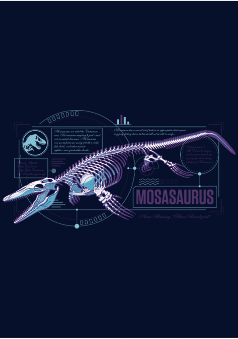 Mosasaurus Graphic Fleece Hoodie