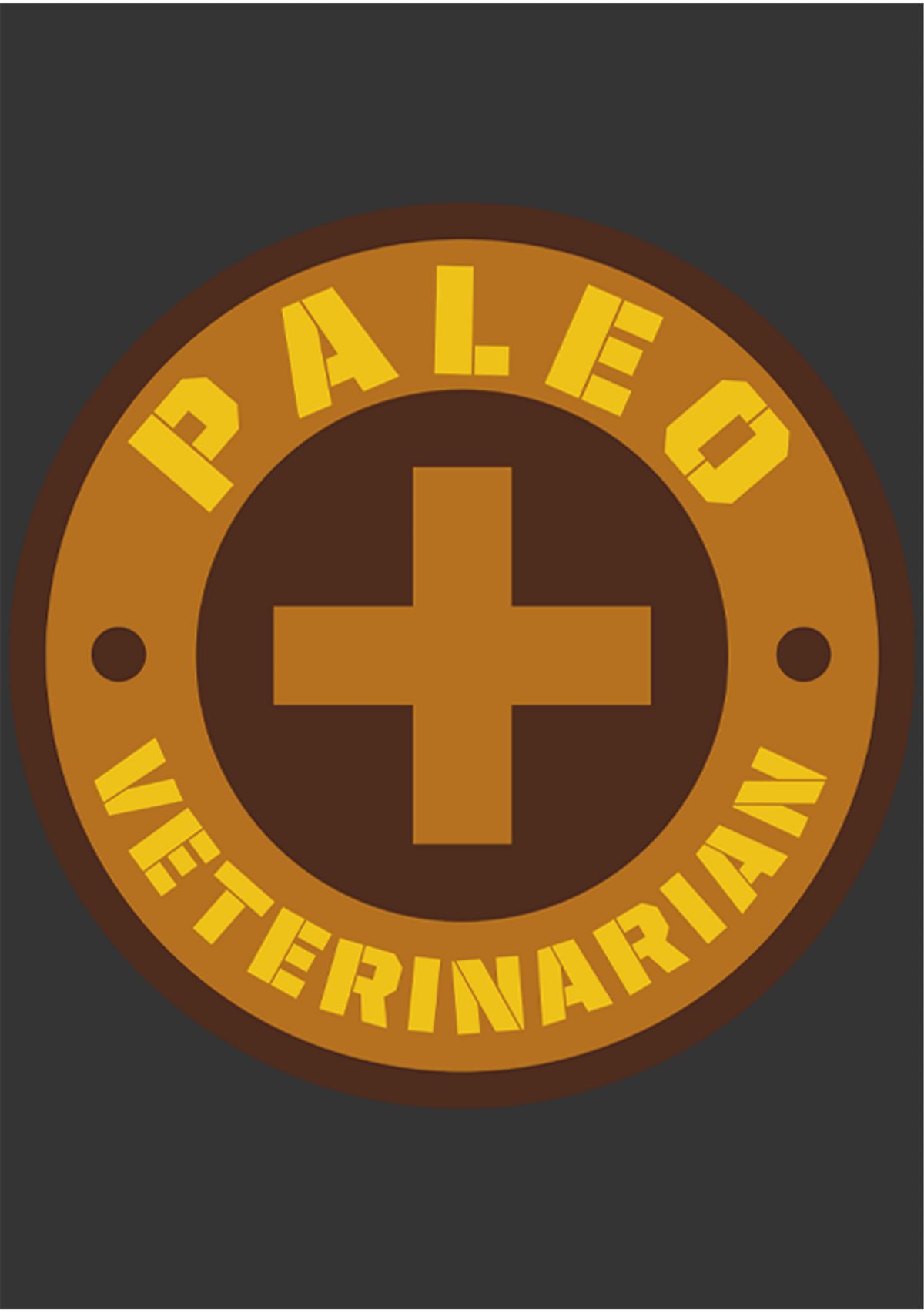Paleo Badge Graphic Crew Fleece Sweatshirt