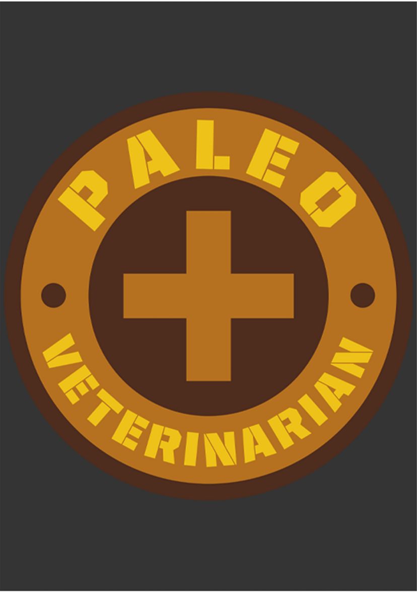 Paleo Badge Graphic Crew Fleece Sweatshirt