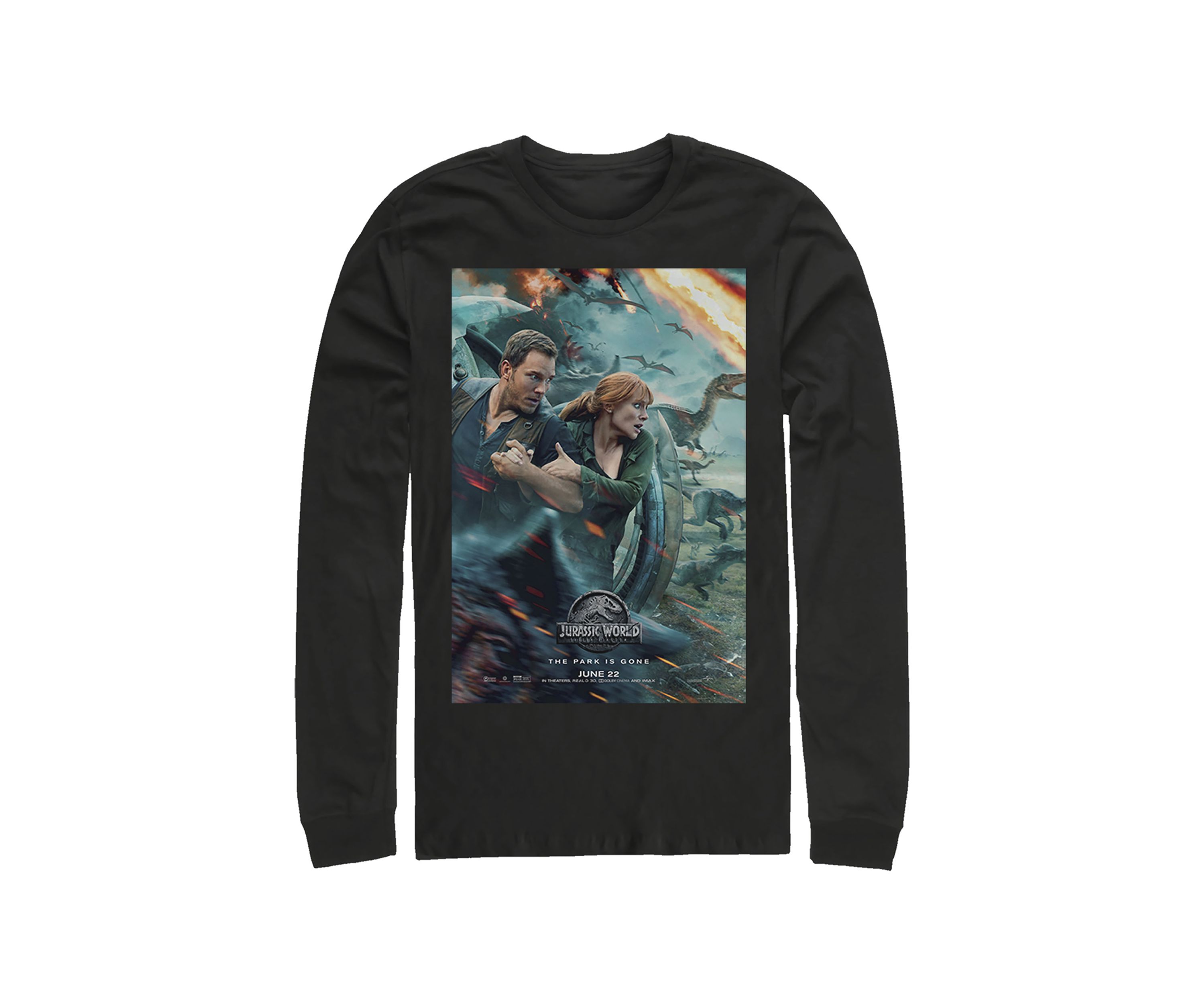 Fallen Kingdom Graphic Long Sleeve T-Shirt