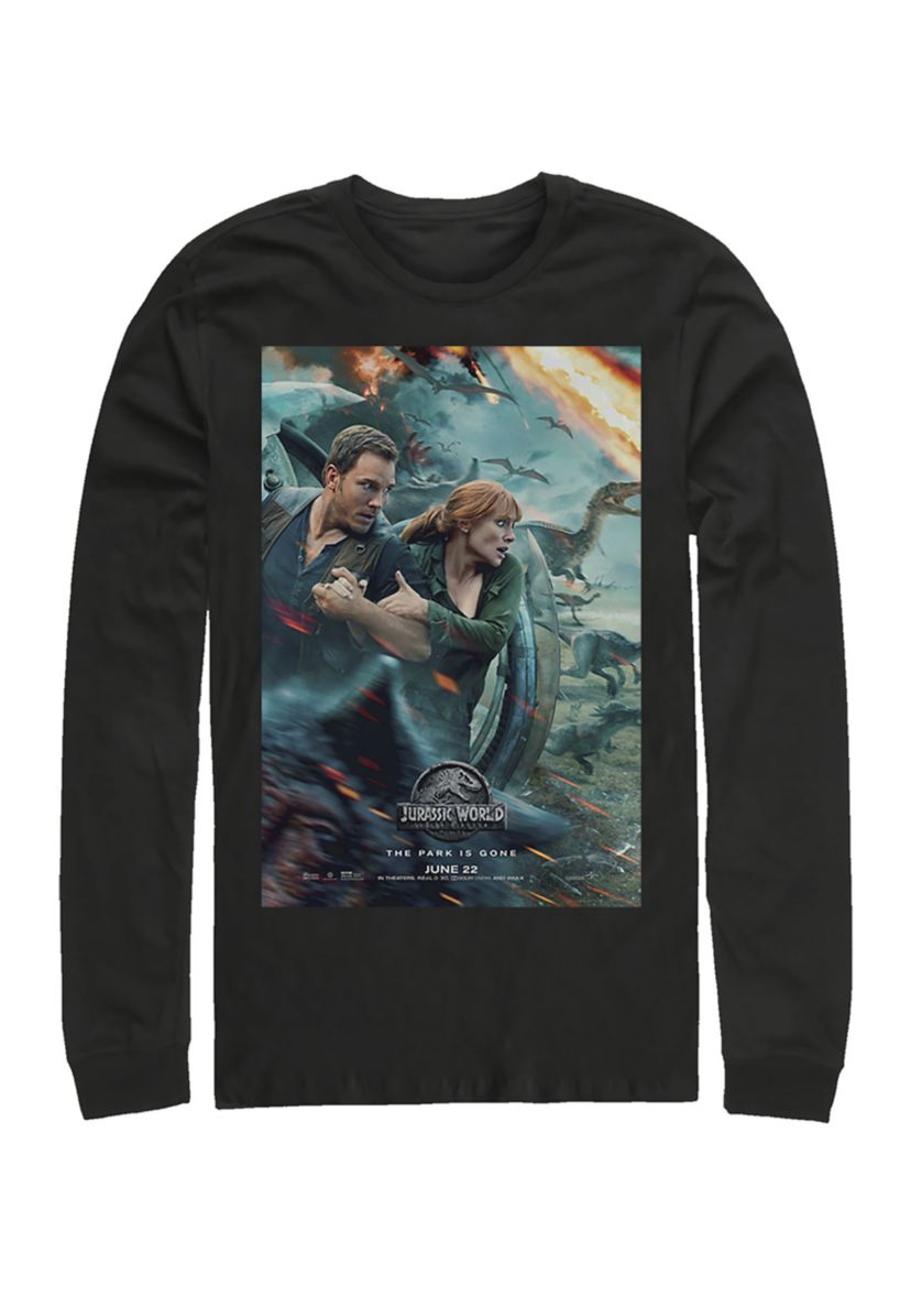Fallen Kingdom Graphic Long Sleeve T-Shirt
