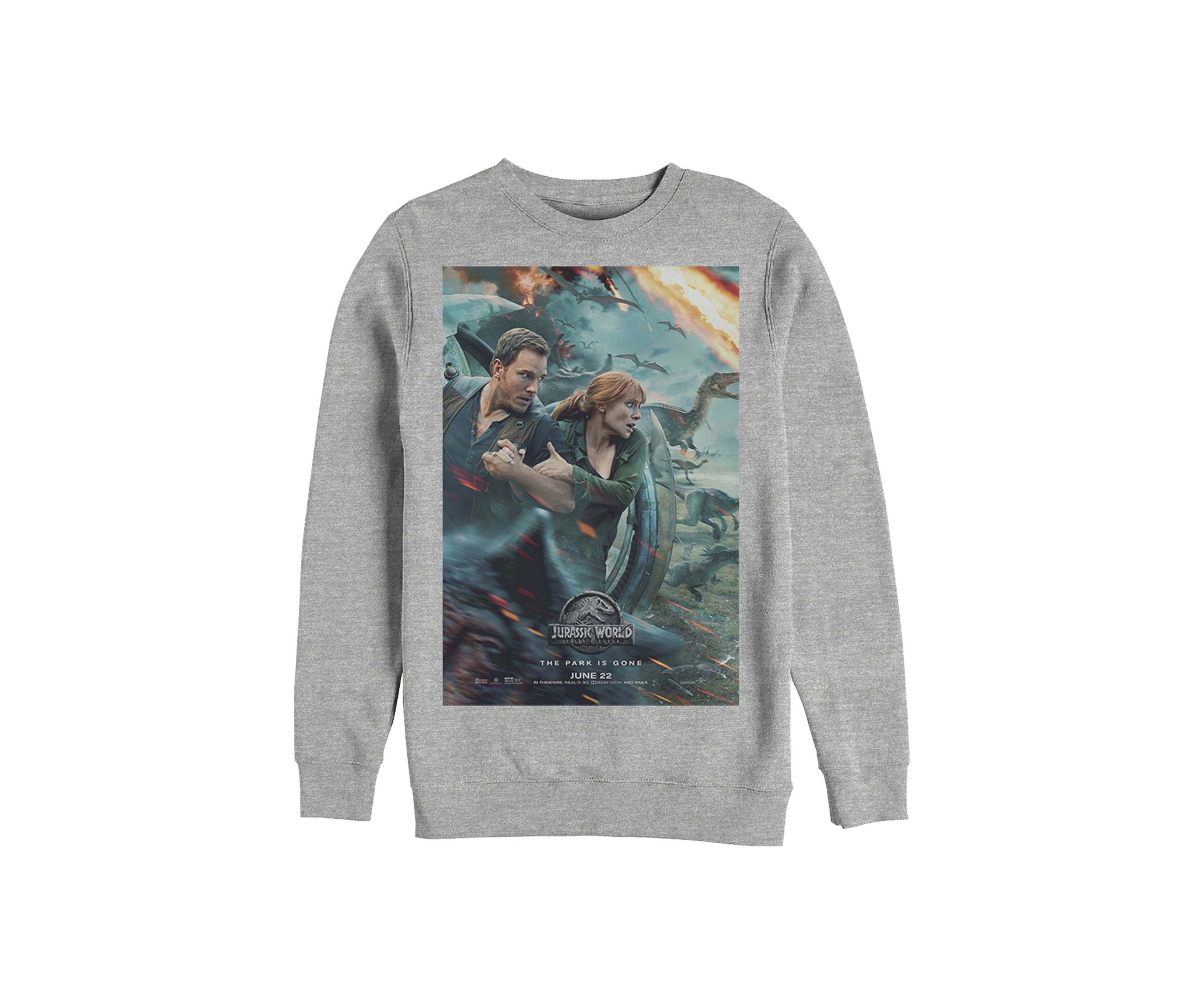 Fallen Kingdom Graphic Crew Fleece Sweatshirt