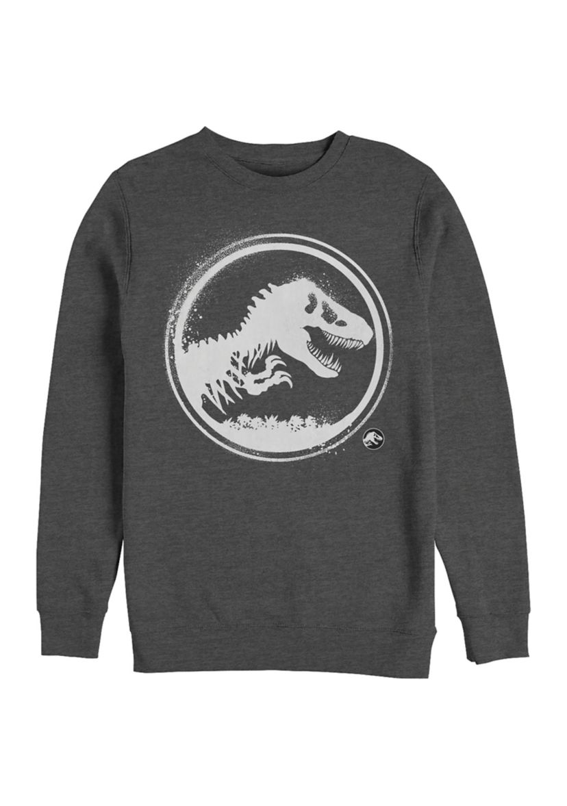 Dissolve Logo Graphic Crew Fleece Sweatshirt