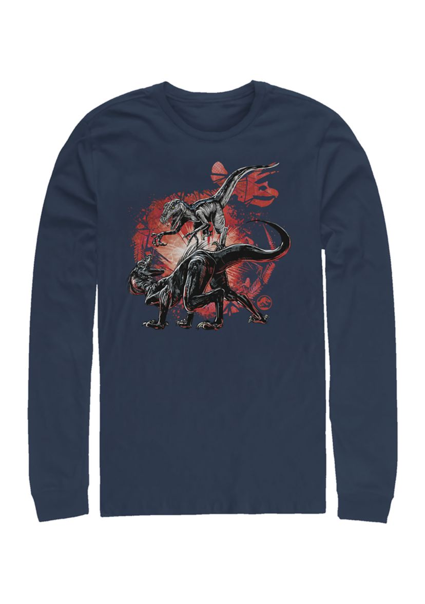 Blue VS Indo Graphic Long Sleeve T-Shirt