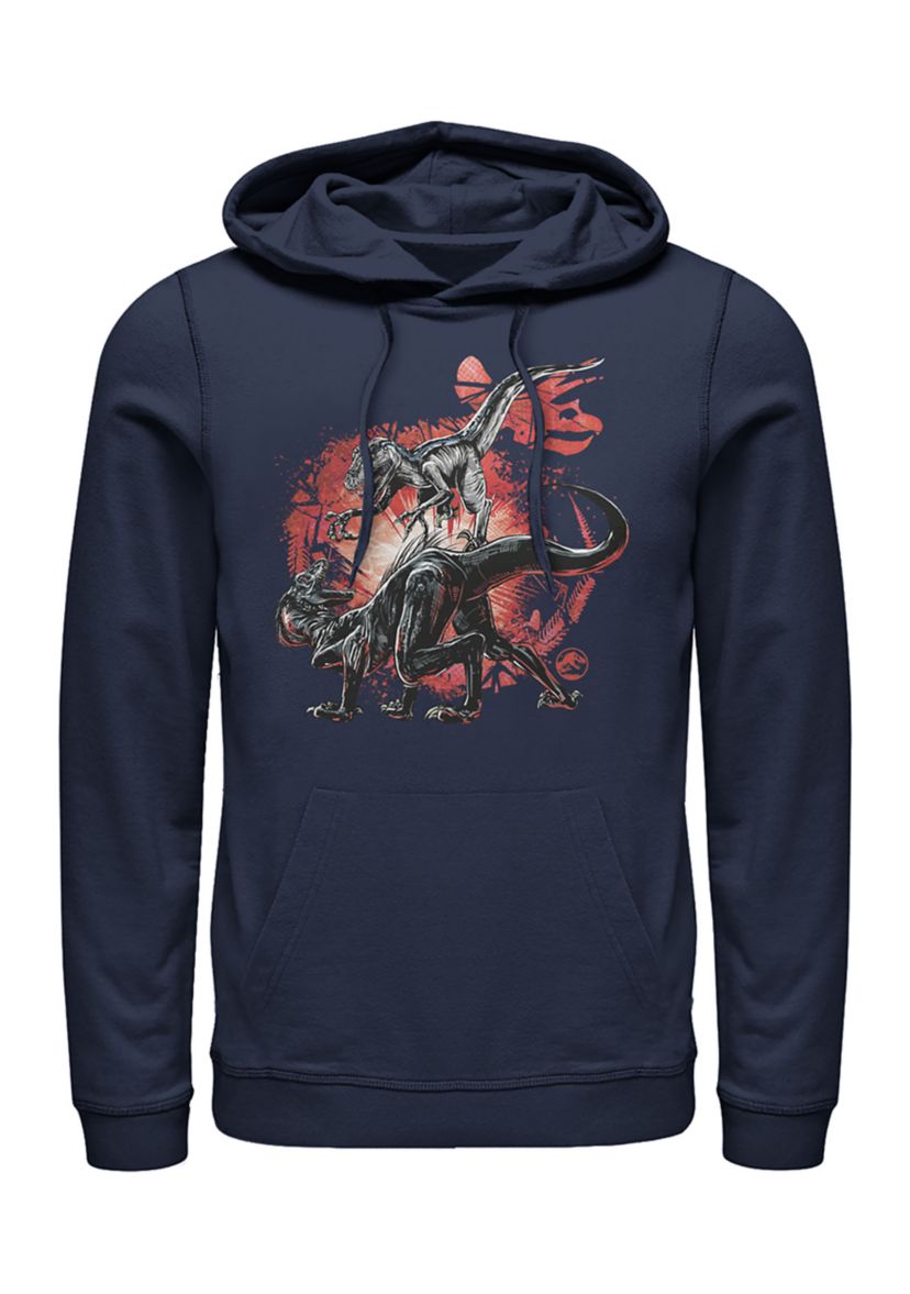 Blue VS Indo Graphic Fleece Hoodie