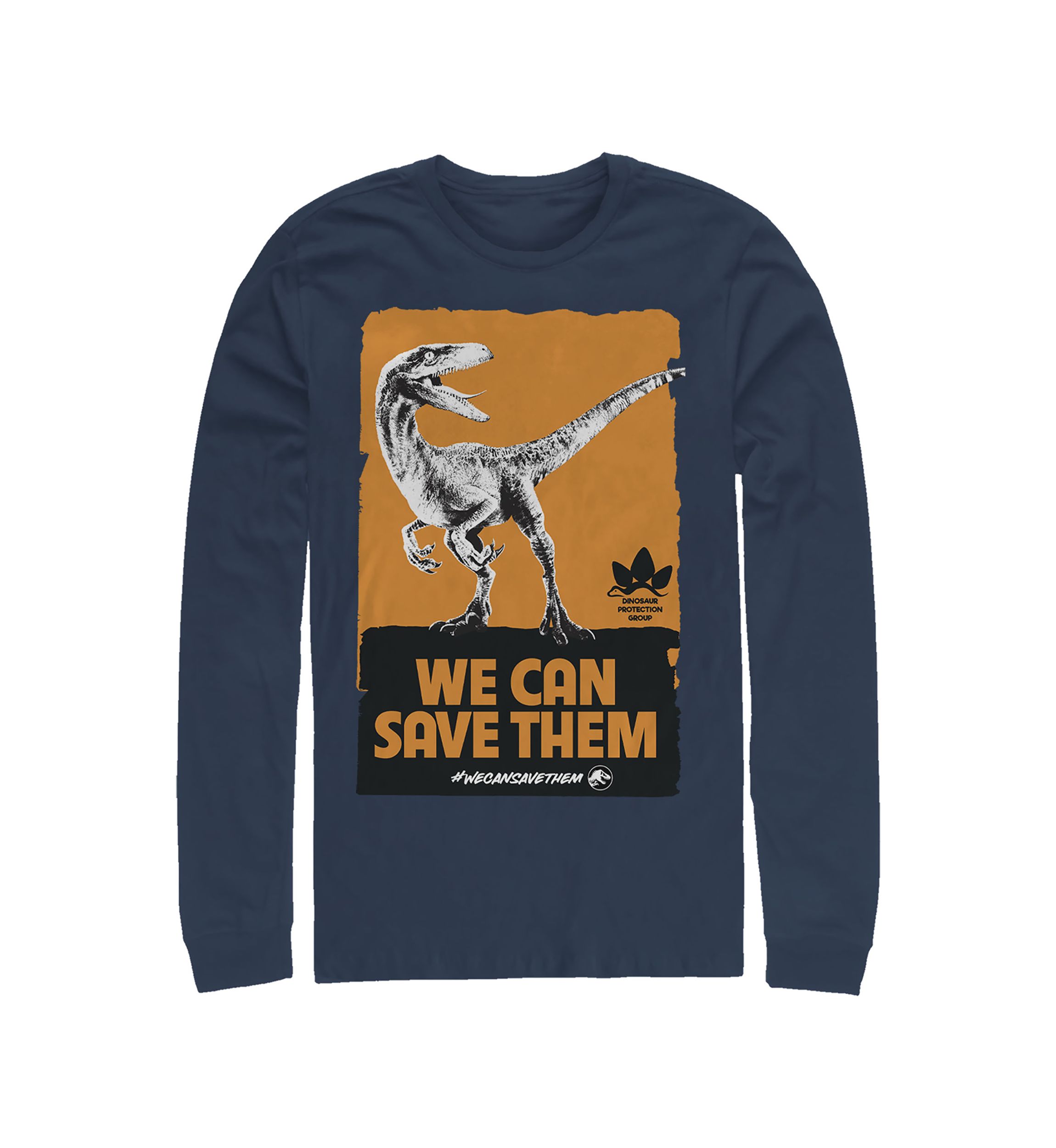 We Can Save Them Graphic Long Sleeve T-Shirt