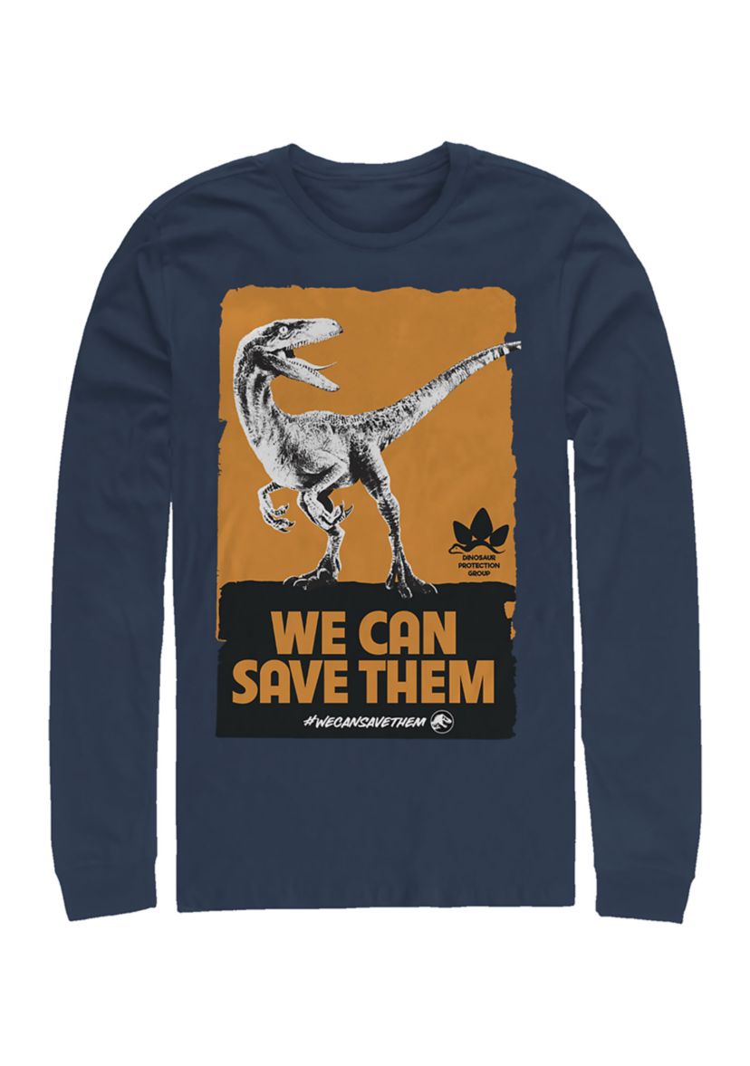 We Can Save Them Graphic Long Sleeve T-Shirt
