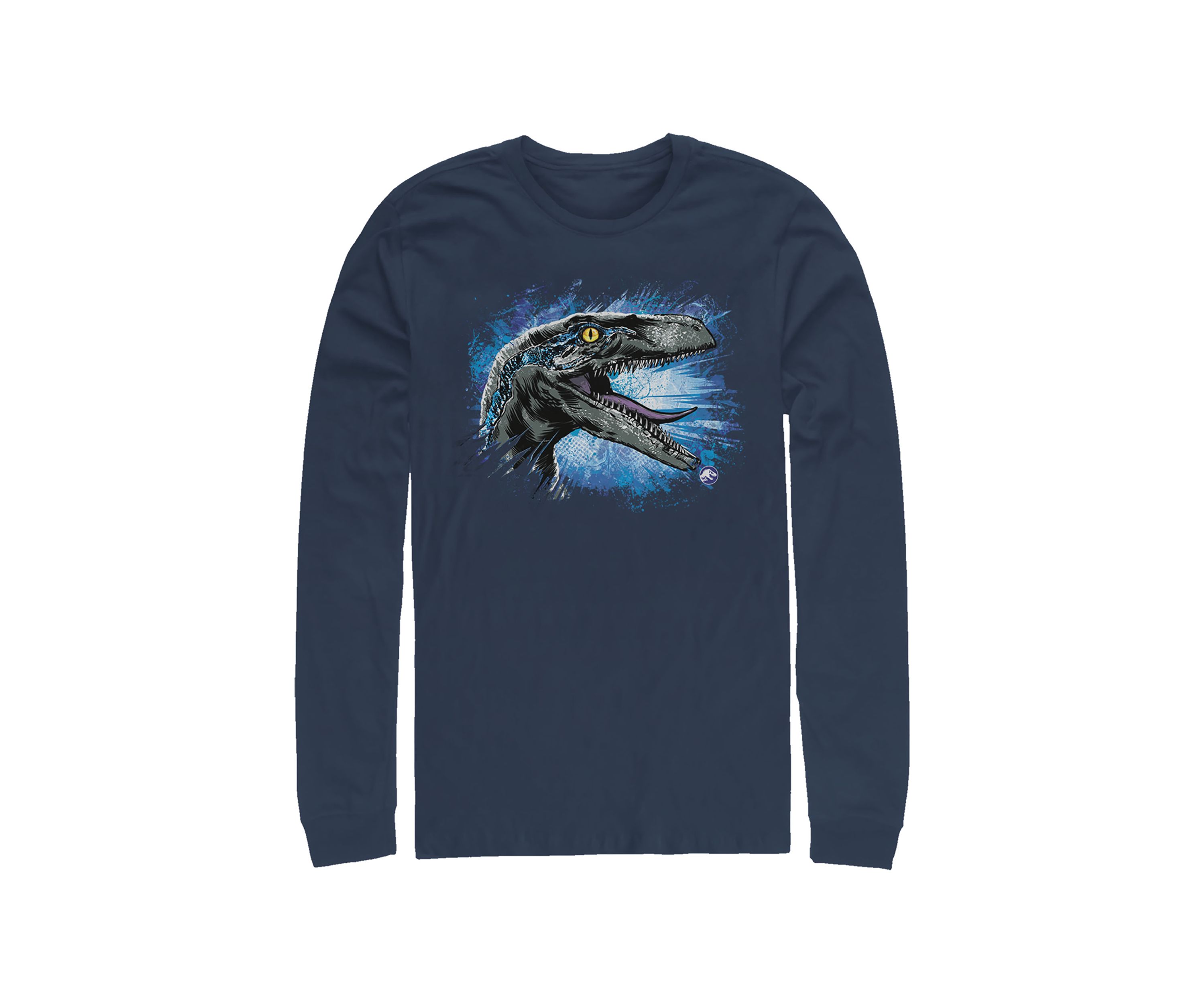 Velociraptor splat Graphic Long Sleeve T-Shirt