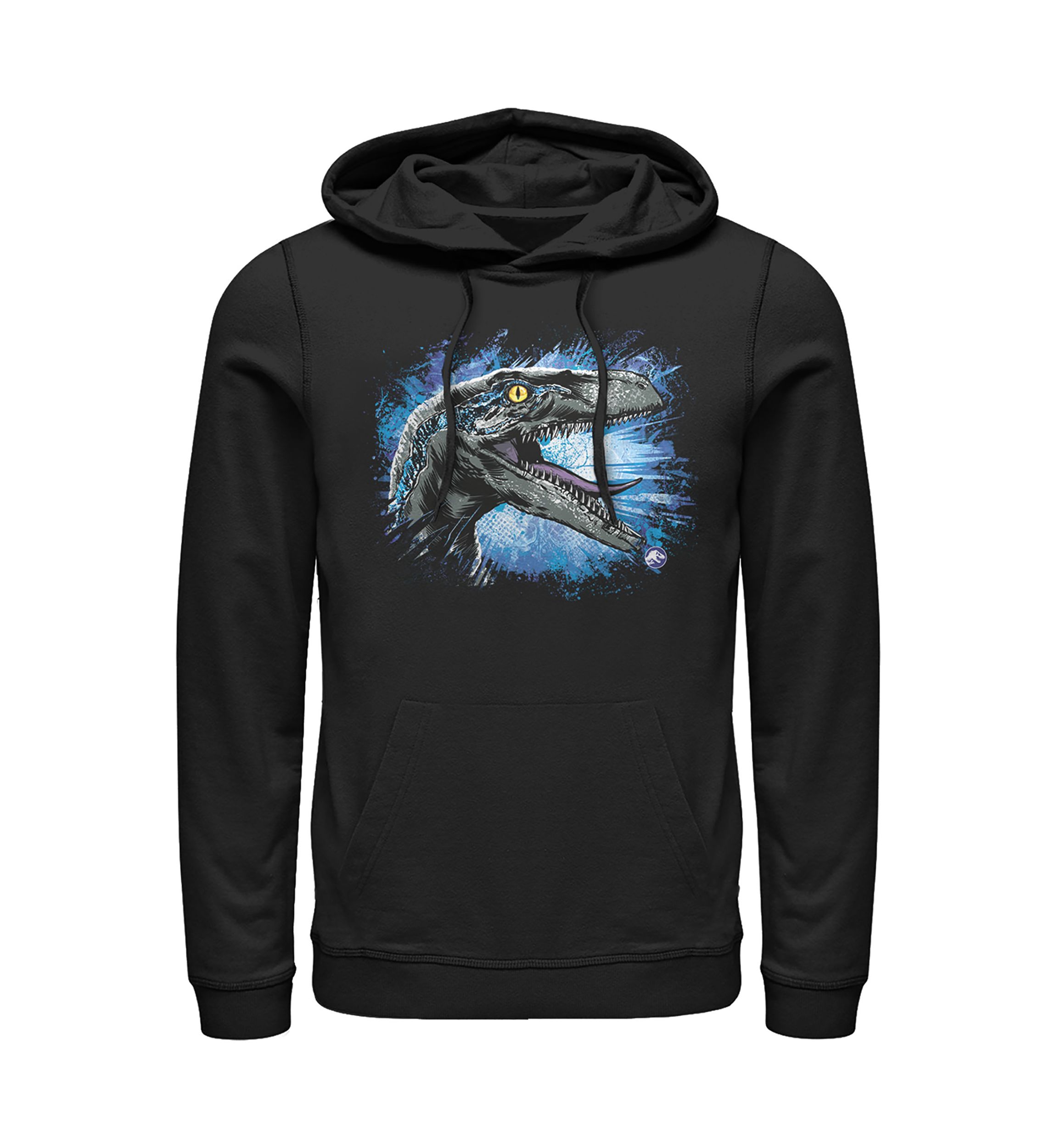 Velociraptor splat Graphic Fleece Hoodie