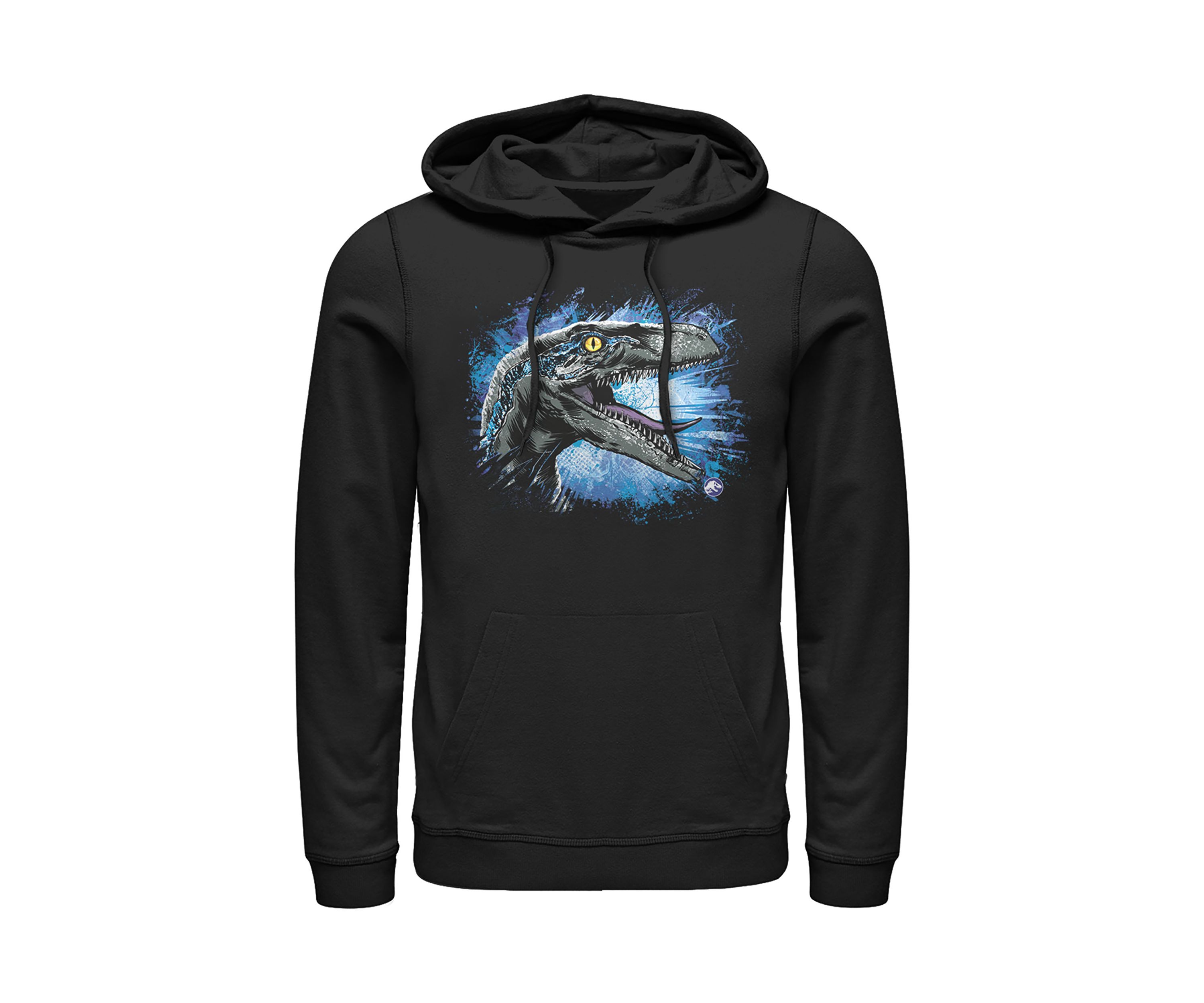 Velociraptor splat Graphic Fleece Hoodie