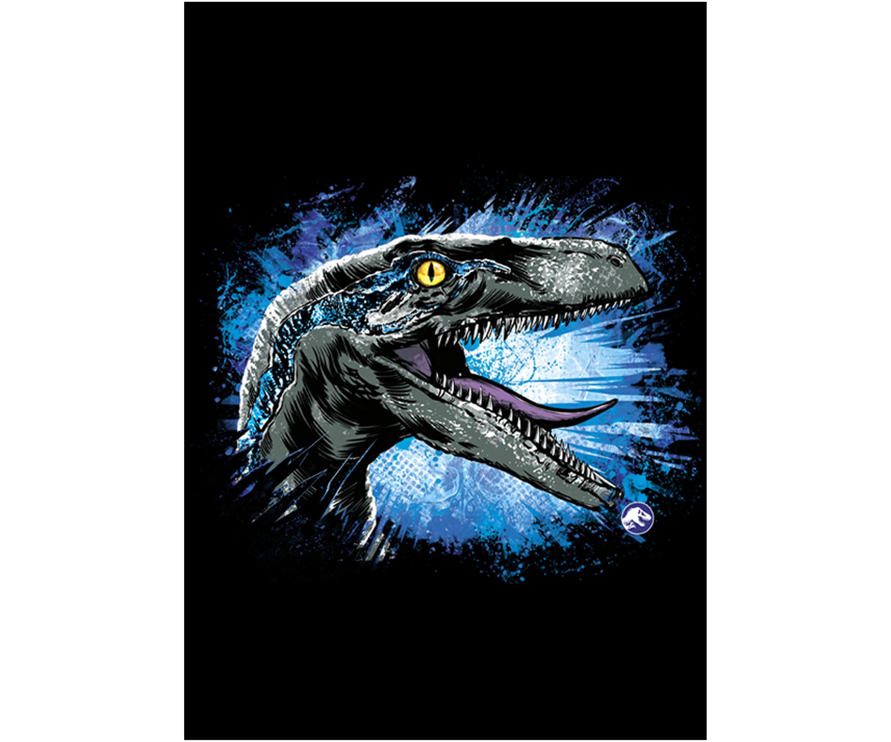 Velociraptor splat Graphic Fleece Hoodie
