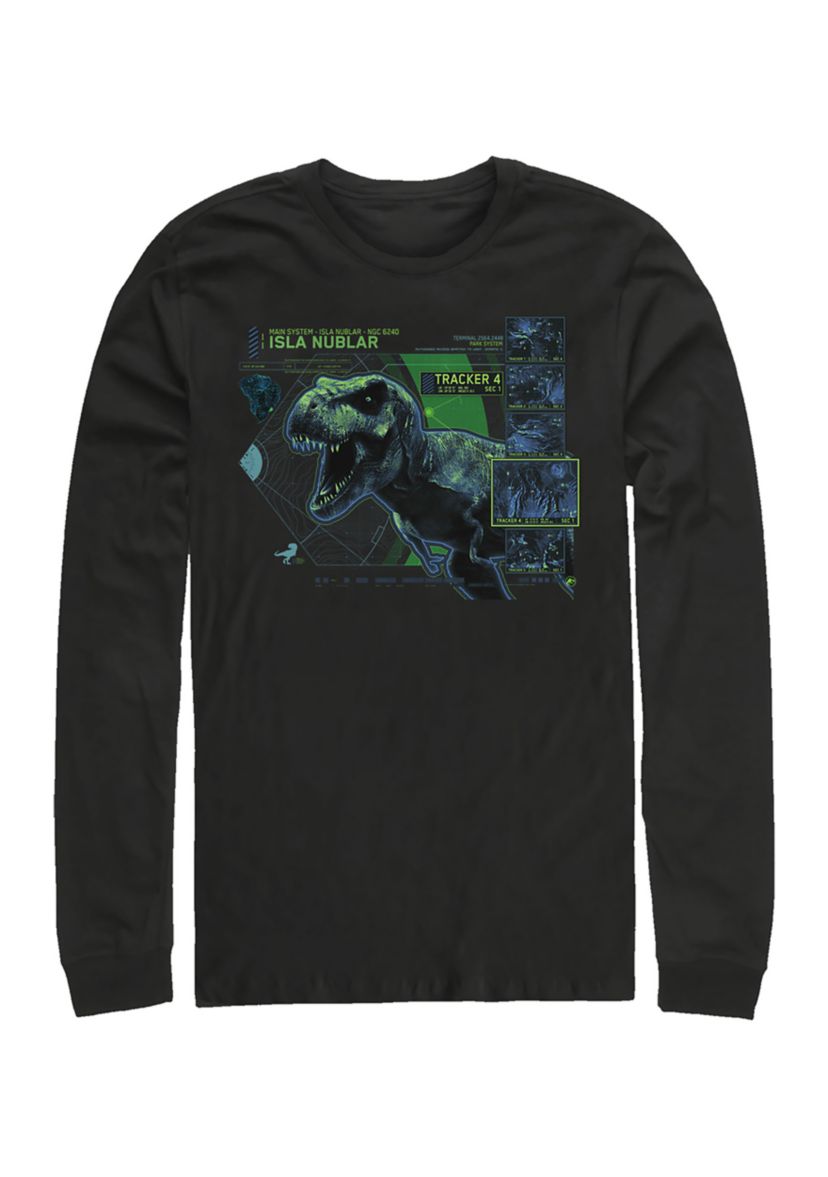Isla Map Graphic Long Sleeve T-Shirt