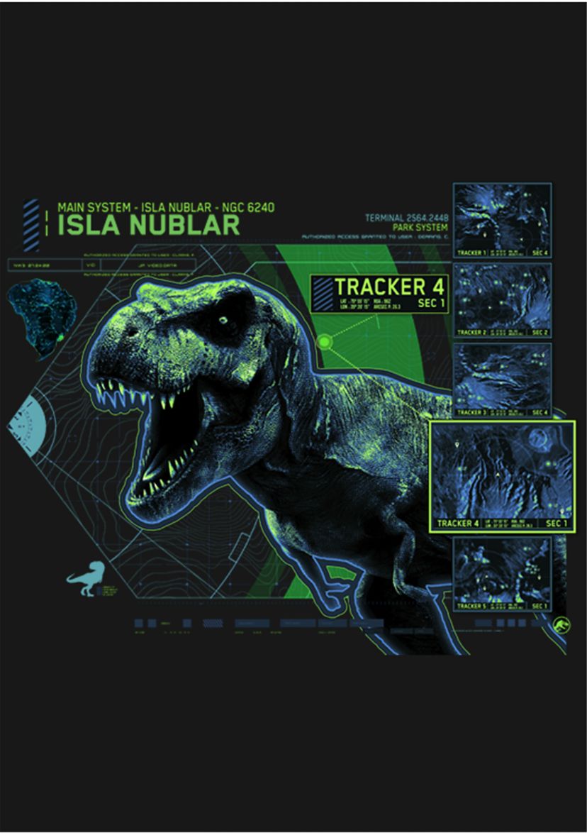Isla Map Graphic Long Sleeve T-Shirt