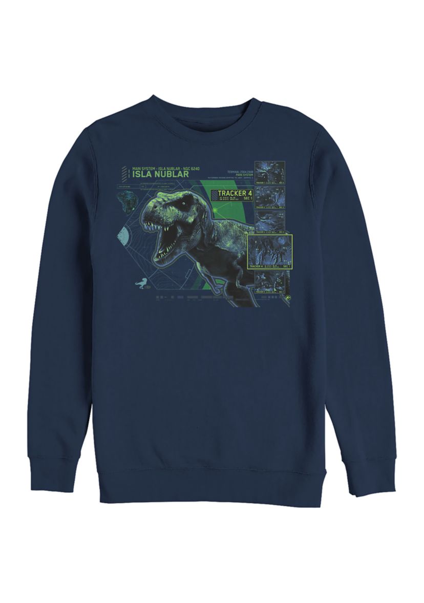 Isla Map Graphic Crew Fleece Sweatshirt