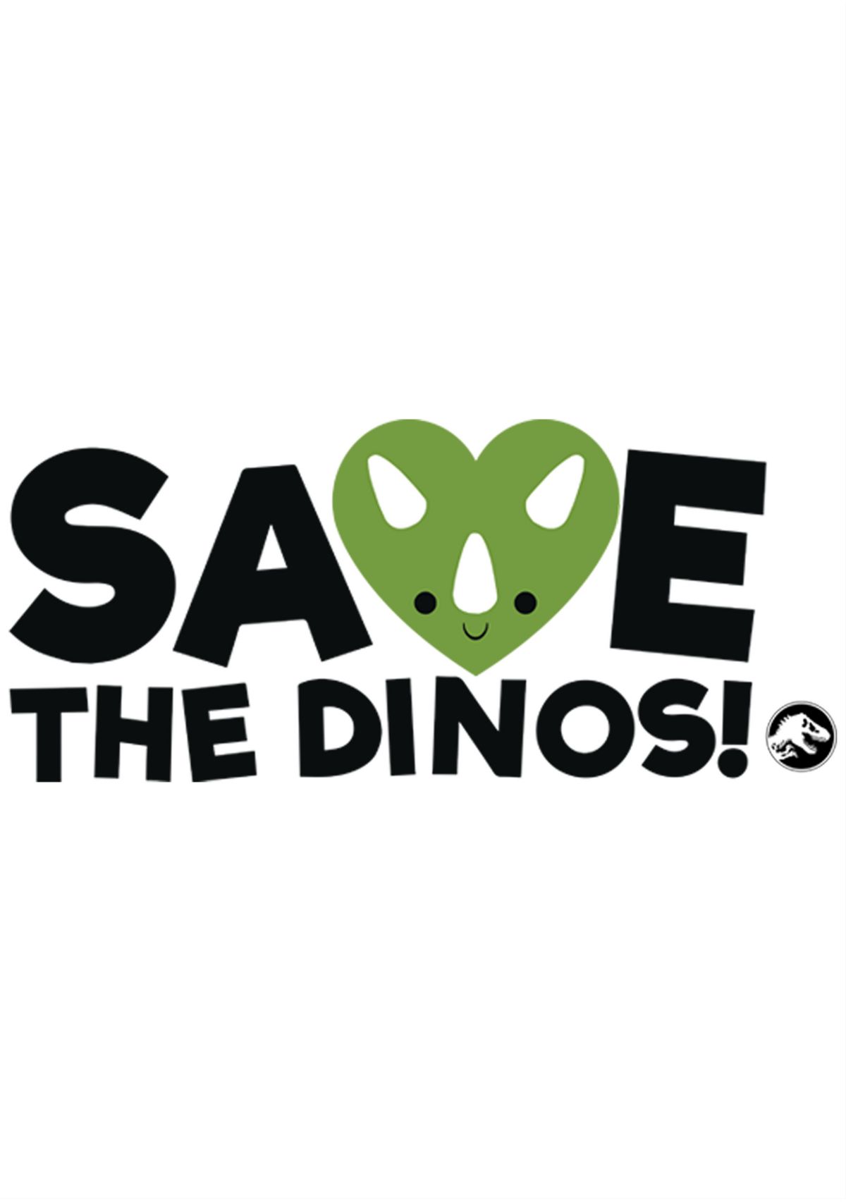 Save Dinos Graphic Long Sleeve T-Shirt