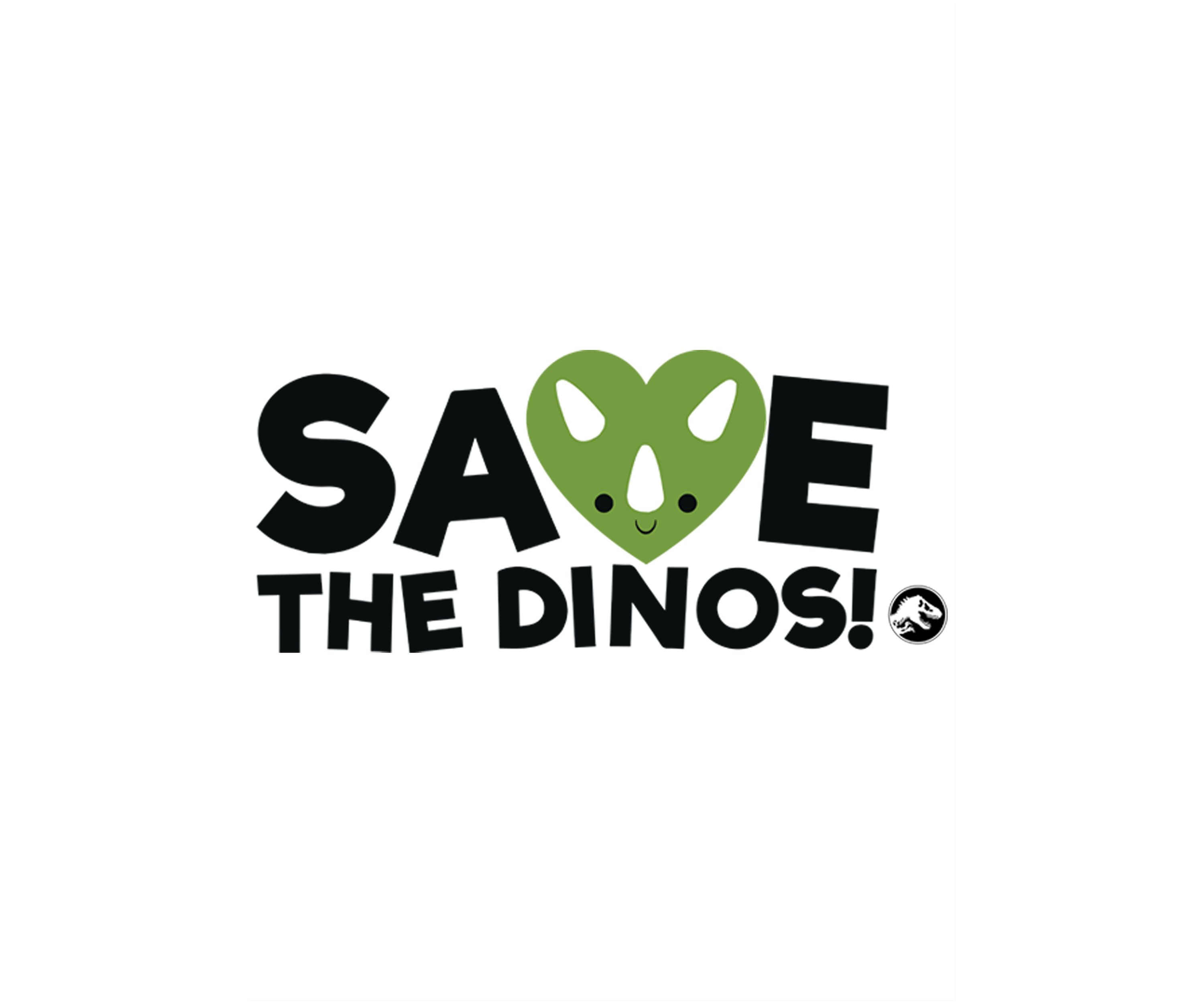 Save Dinos Graphic Long Sleeve T-Shirt