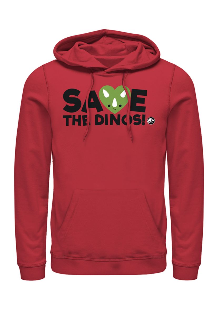 Save Dinos Graphic Fleece Hoodie