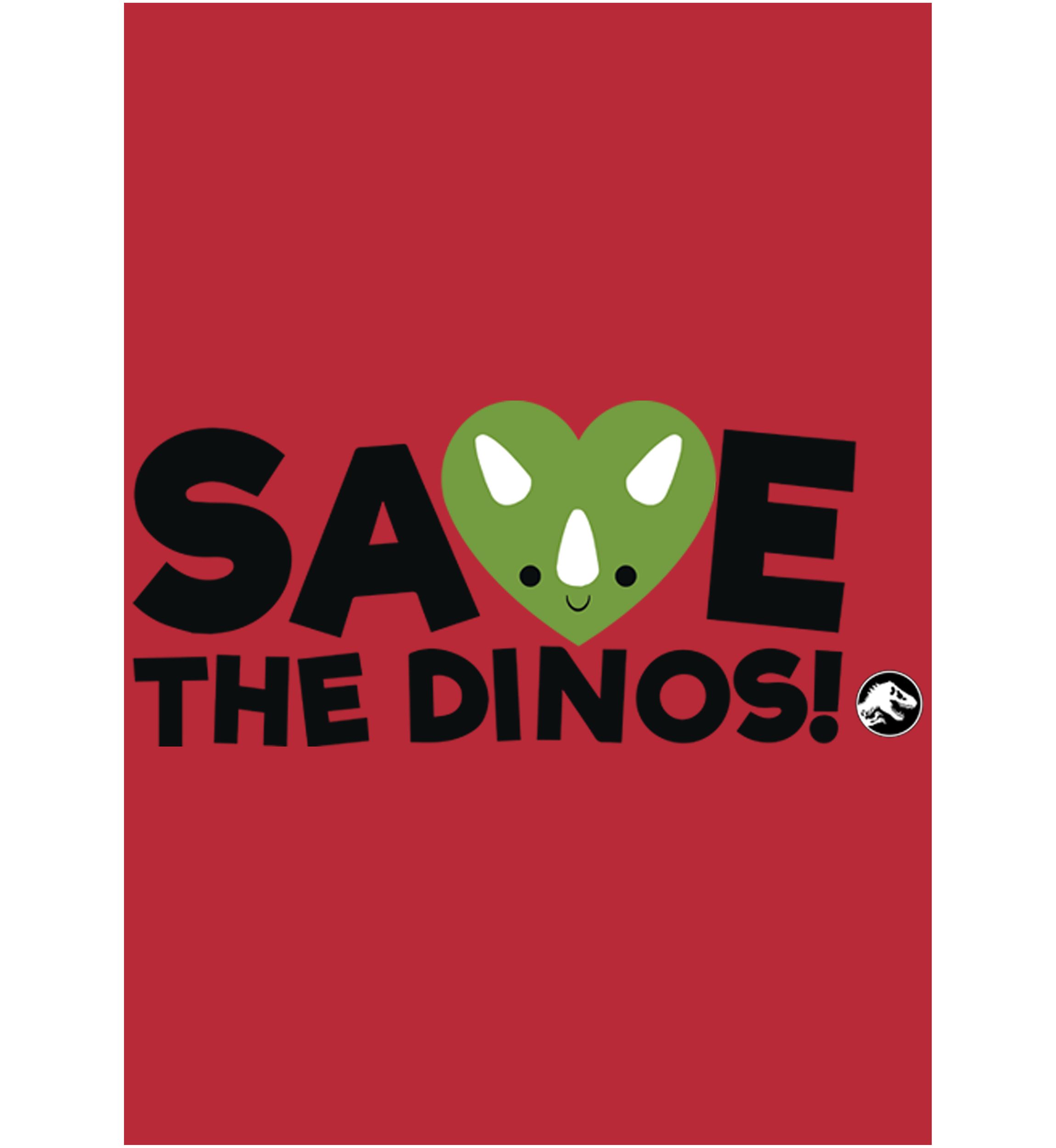 Save Dinos Graphic Fleece Hoodie
