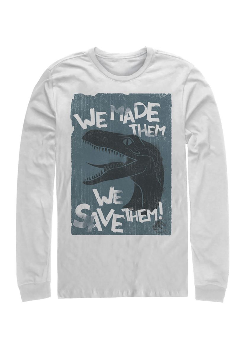 Save em Graphic Long Sleeve T-Shirt
