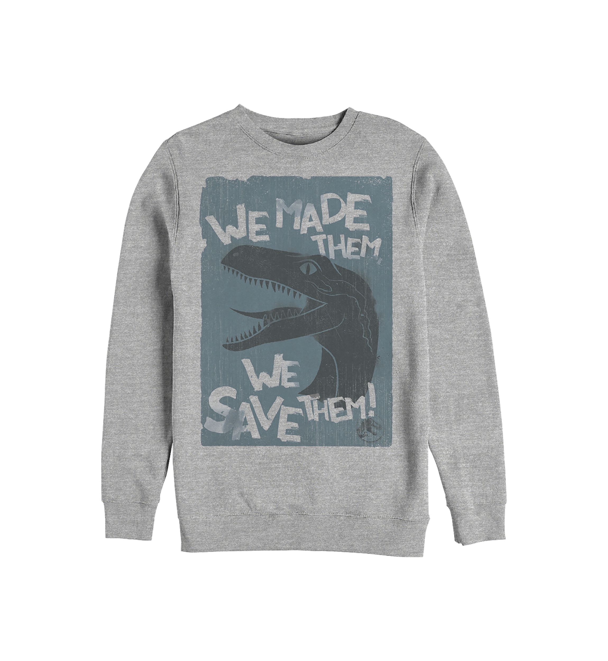 Save em Graphic Crew Fleece Sweatshirt