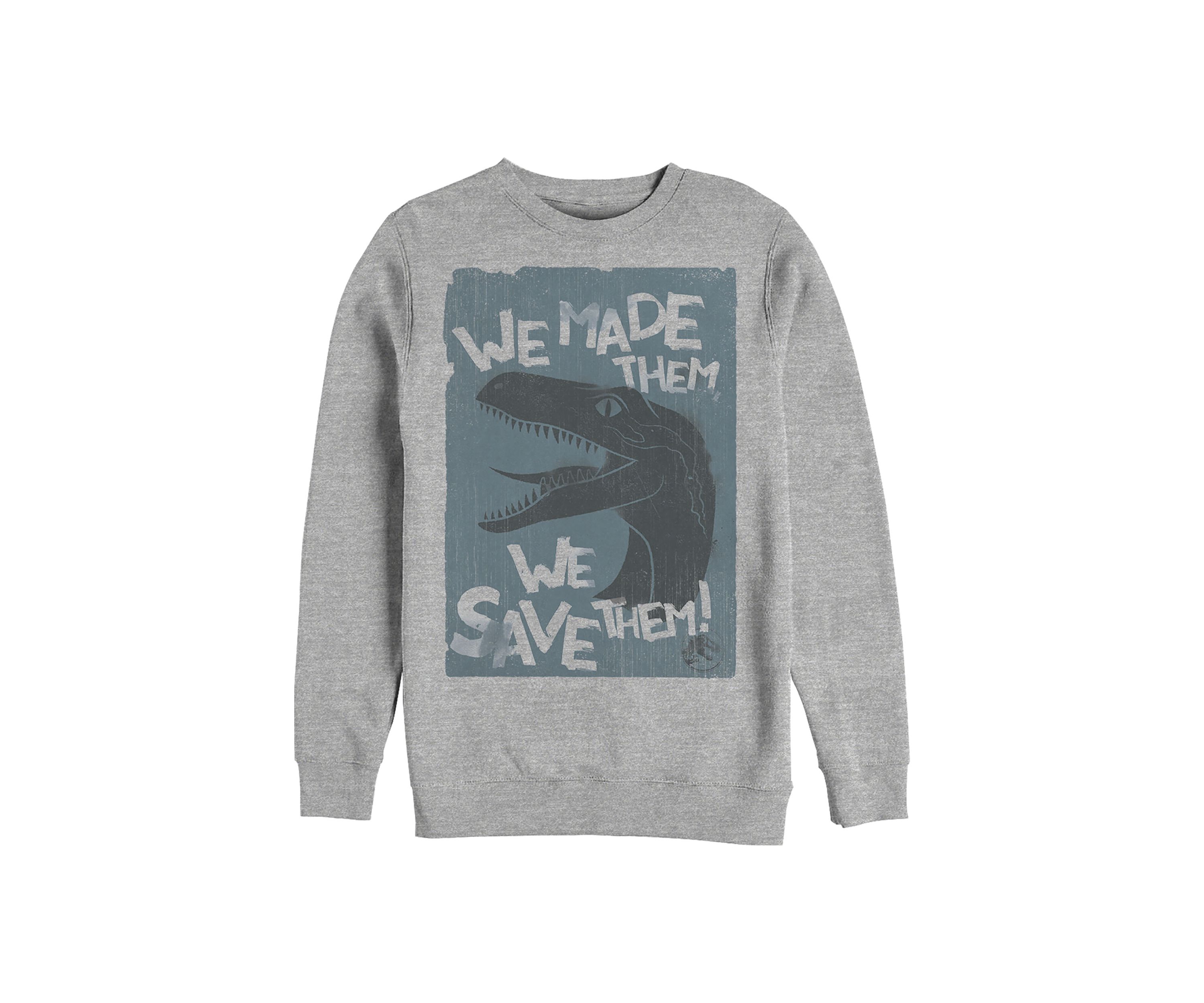Save em Graphic Crew Fleece Sweatshirt