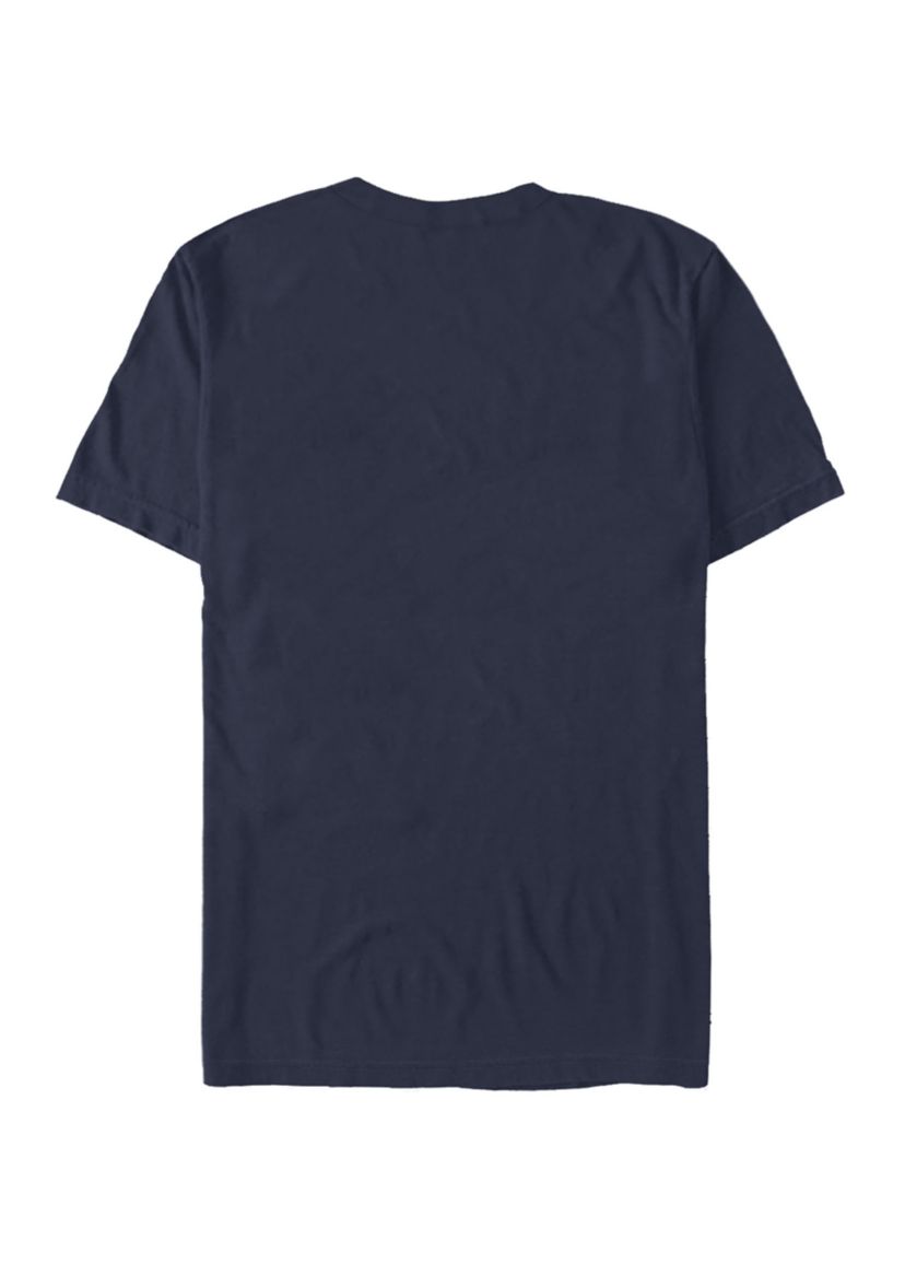 Captain Marvel Movie Chest Symbol Short Sleeve T-Shirt