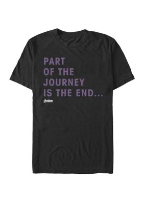 101 Dalmatians Men's The Avengers Endgame Part Of The Journey Is The End Short Sleeve T-Shirt