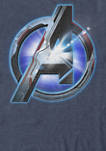 The Avengers Endgame Tech Logo Short Sleeve T-Shirt