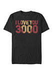 Juniors Love You 3000 Graphic T-Shirt