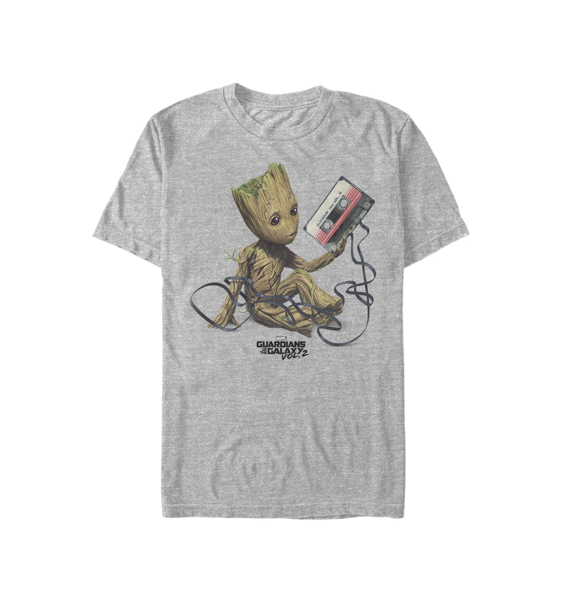 Little Groot Mixtape Mess Short Sleeve Graphic T-Shirt