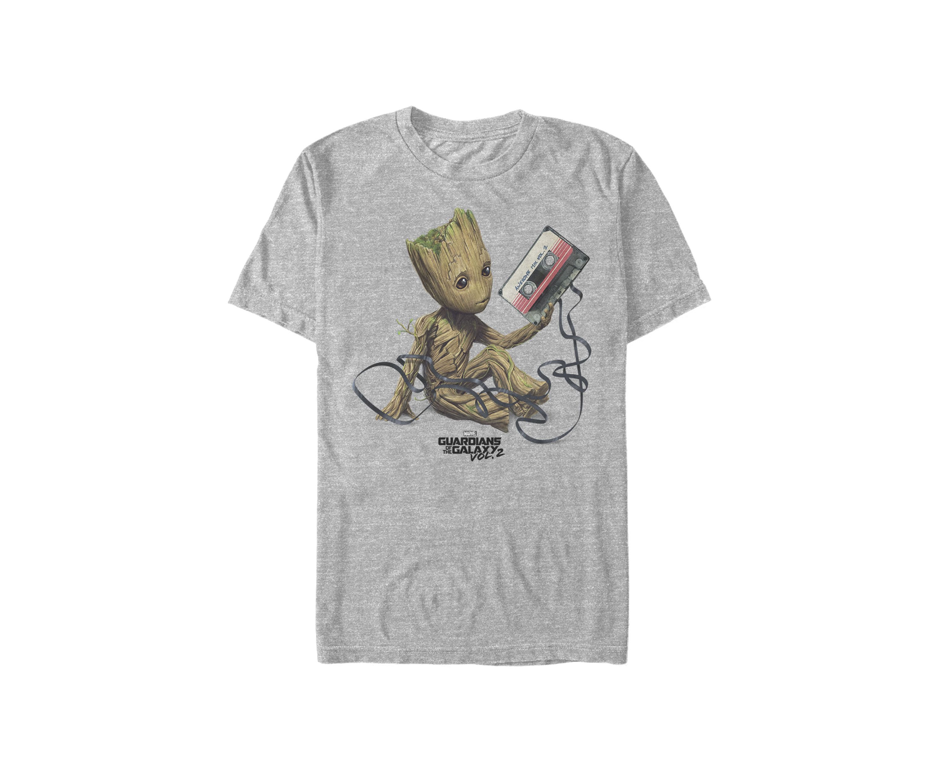 Little Groot Mixtape Mess Short Sleeve Graphic T-Shirt