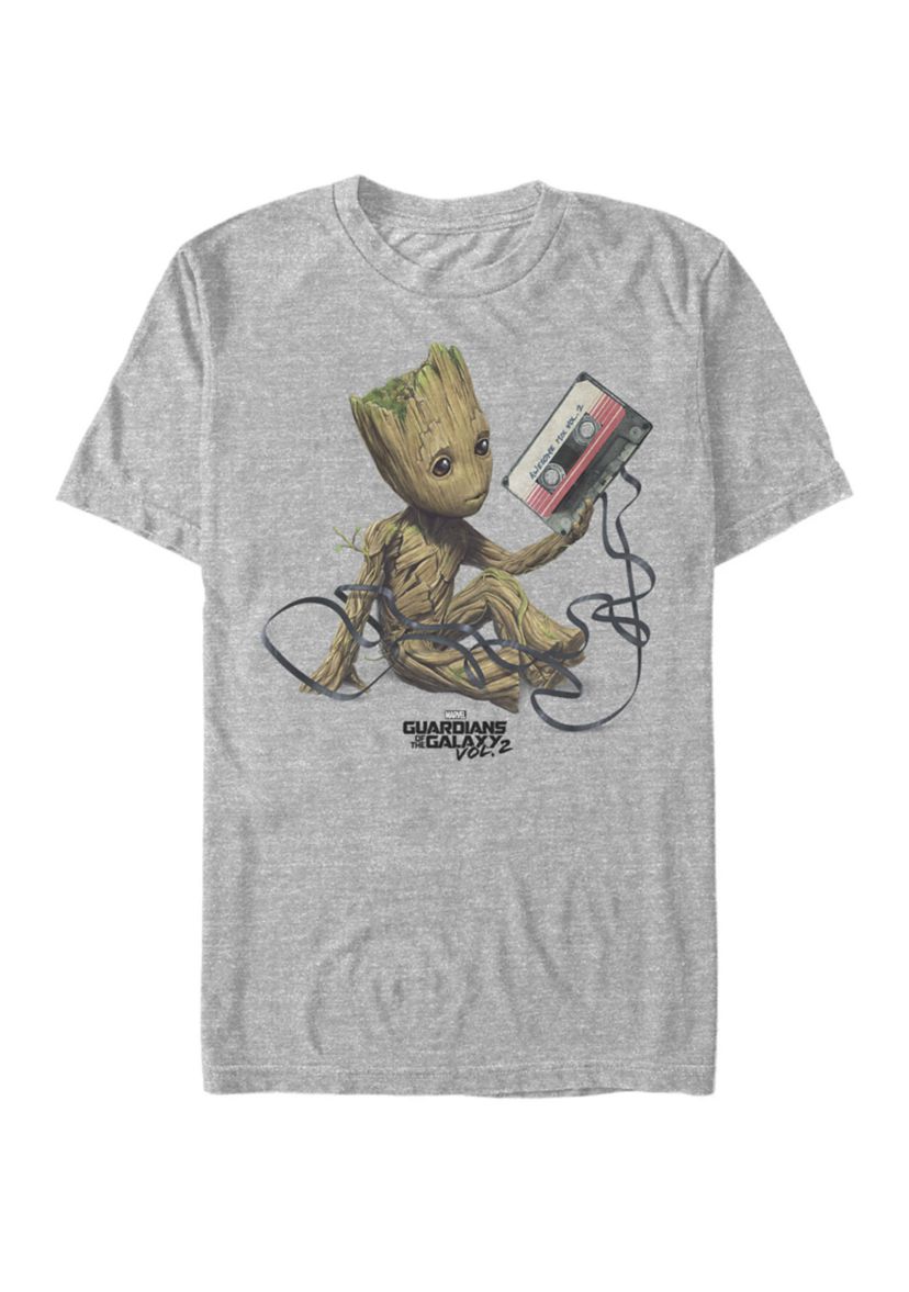 Little Groot Mixtape Mess Short Sleeve Graphic T-Shirt