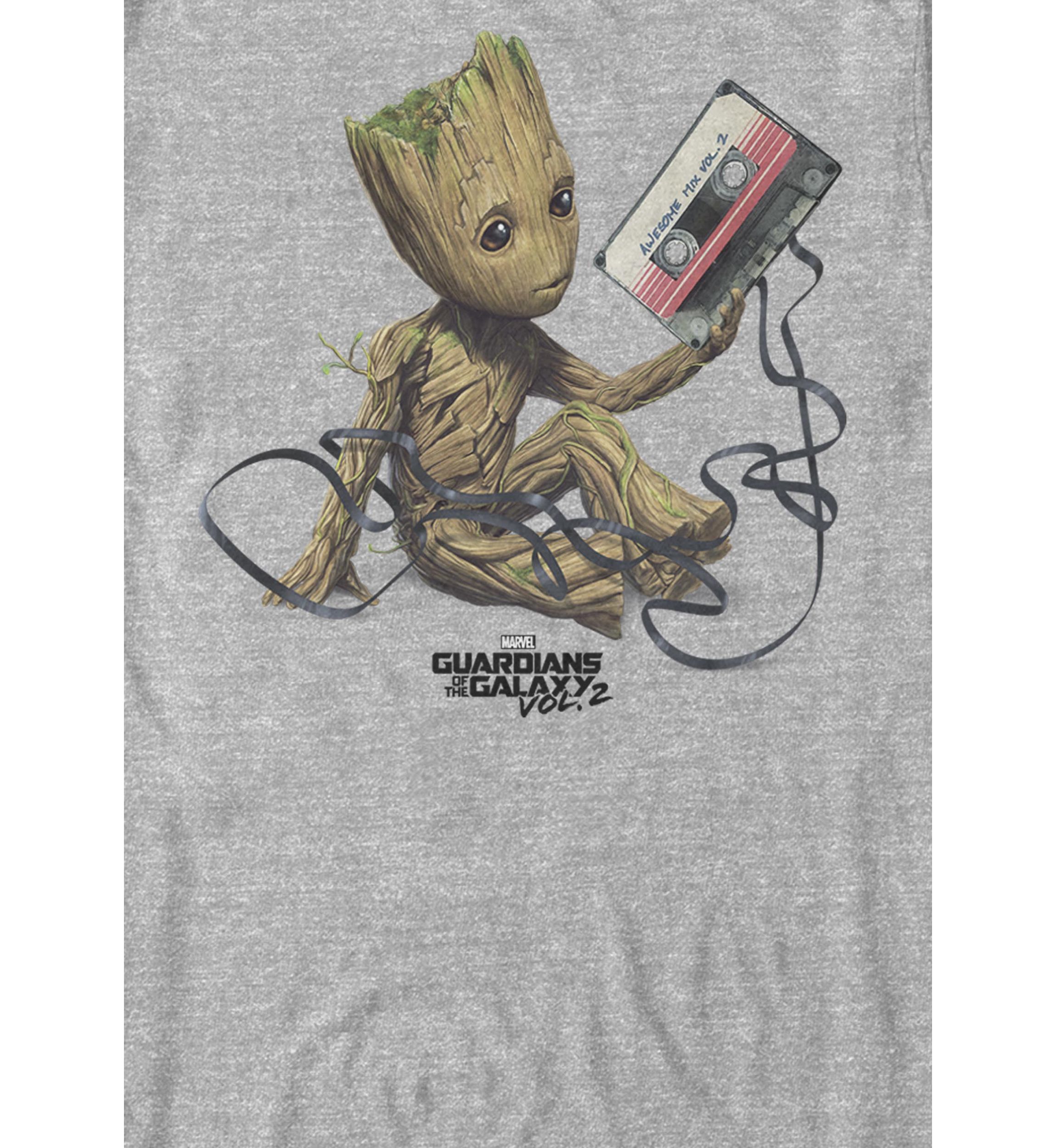 Little Groot Mixtape Mess Short Sleeve Graphic T-Shirt