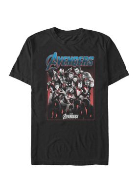 101 Dalmatians Men's The Avengers Endgame Main Cast Group Shot Short Sleeve T-Shirt