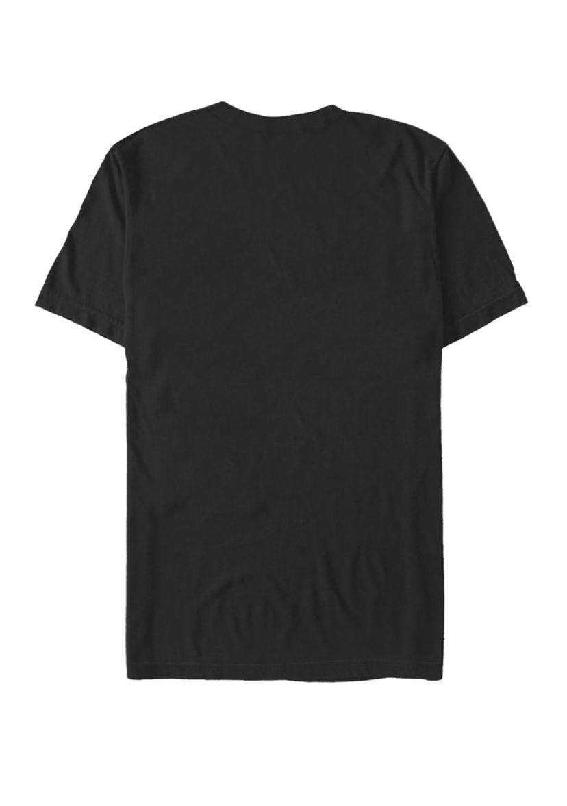 Iron Man in Flight Color Contrast Poster Short Sleeve Graphic T-Shirt 
