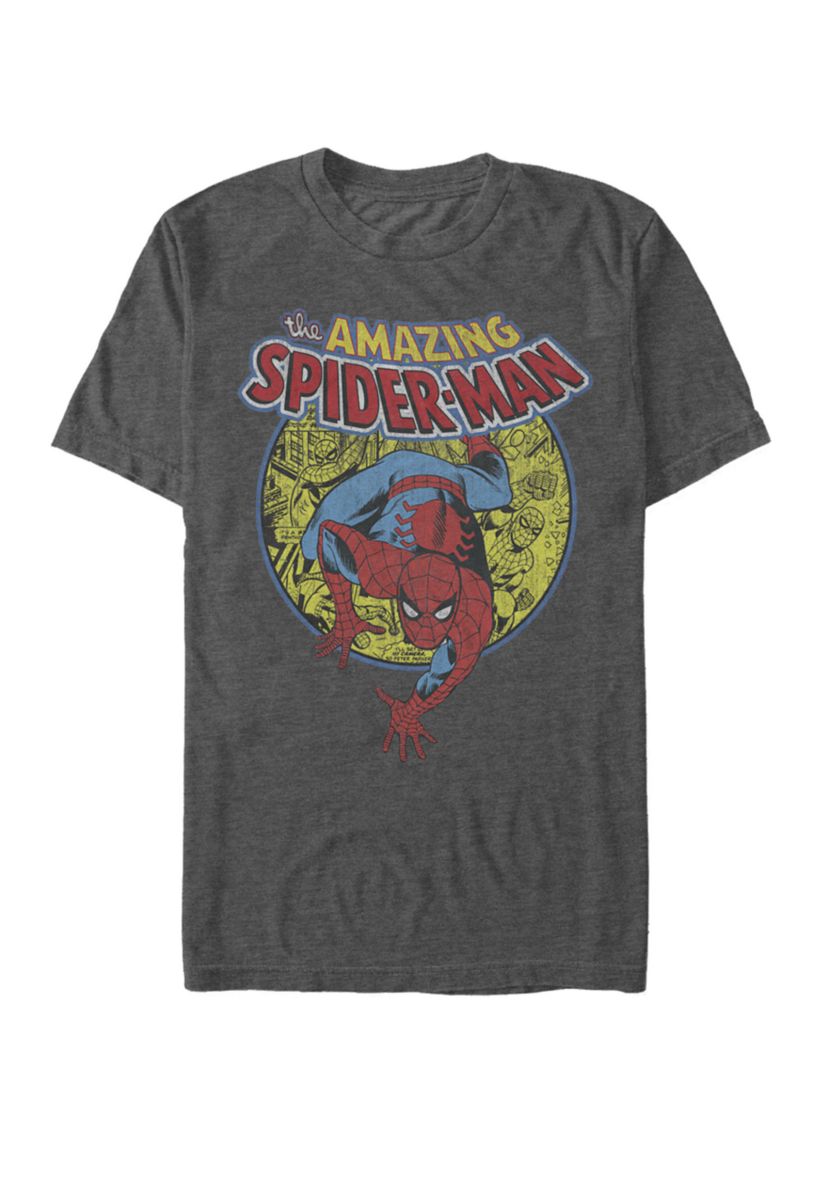 Amazing Spider Man Vintage Comic Short Sleeve T-Shirt
