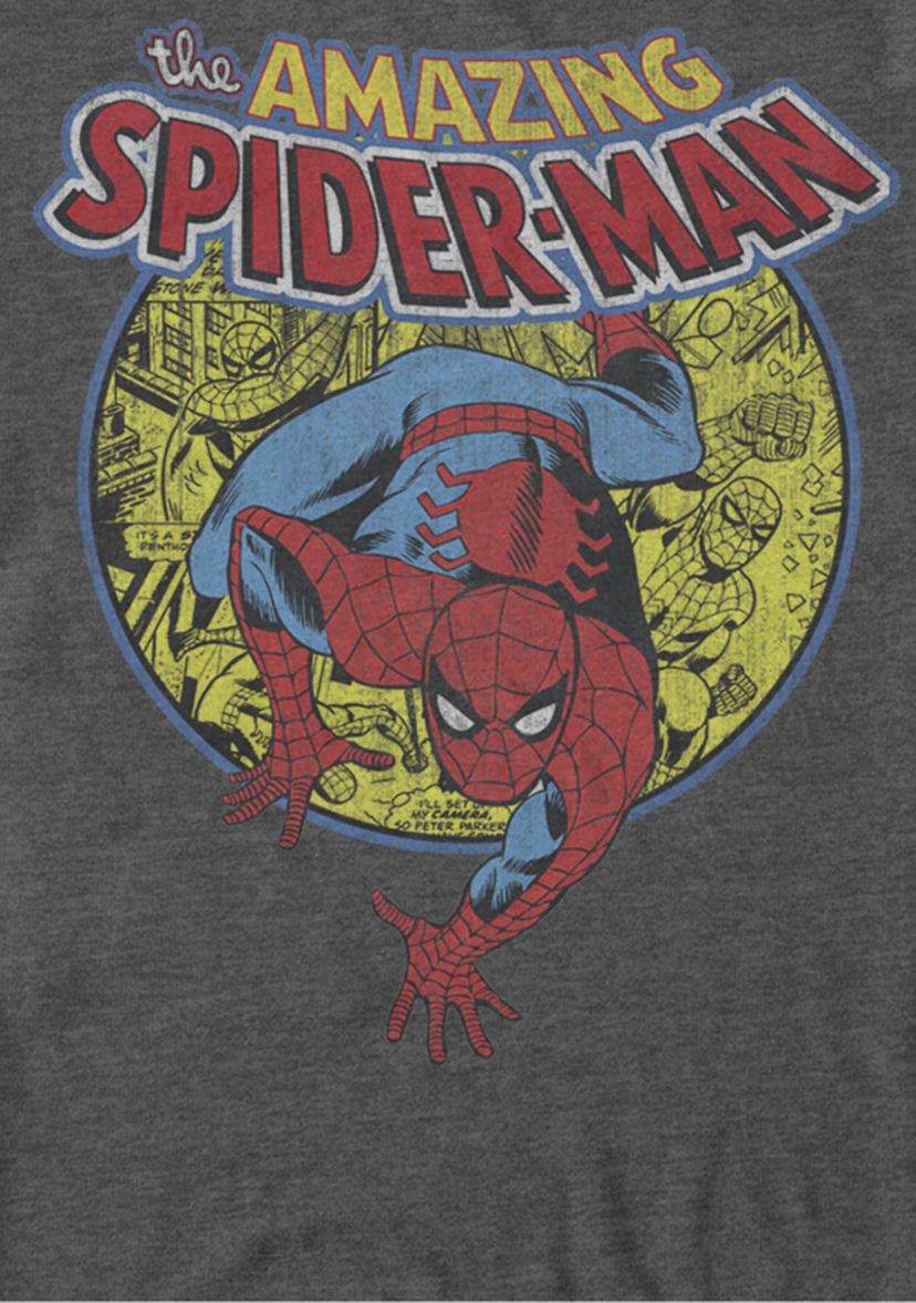 Amazing Spider Man Vintage Comic Short Sleeve T-Shirt